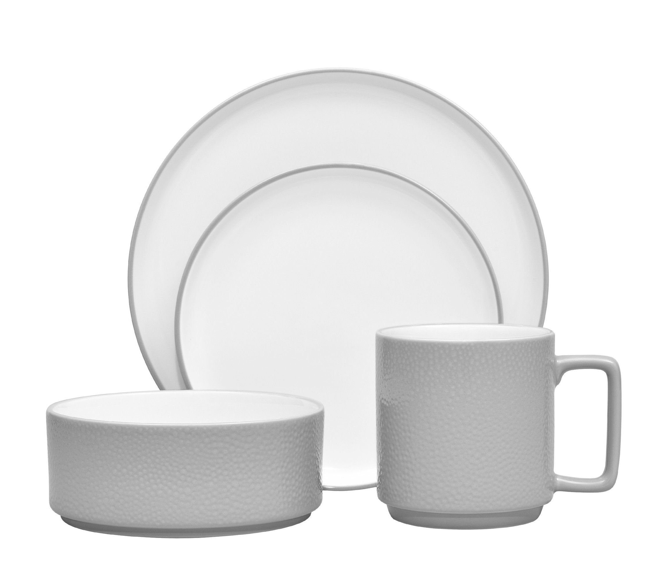 Colortex Stone 4-Piece Place Setting, Service for 1