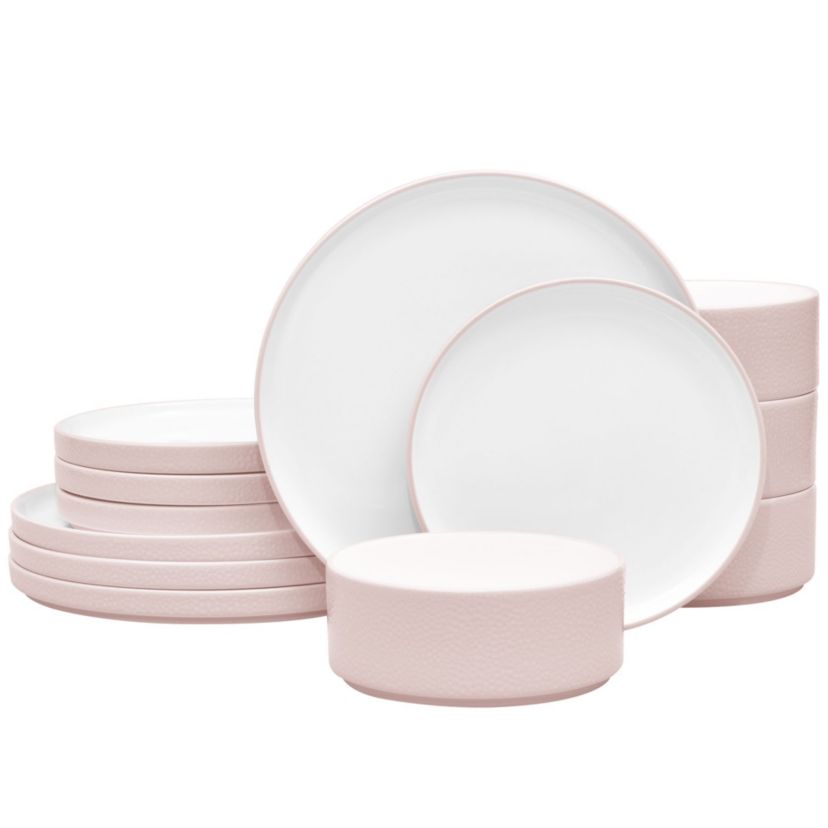 Colortex Stone 12-Piece Dinnerware Set, Service For 4