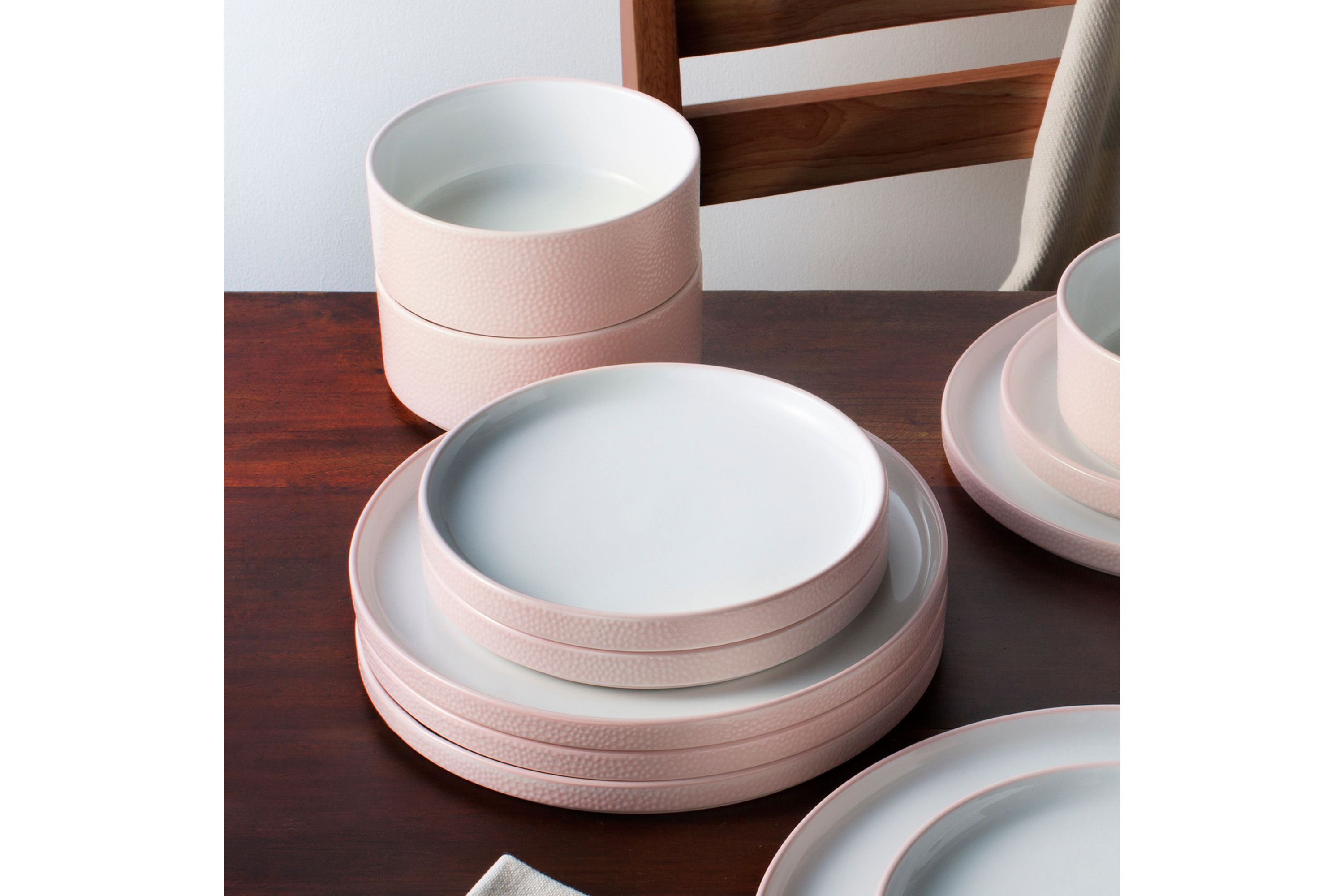 Colortex Stone 12-Piece Dinnerware Set, Service For 4