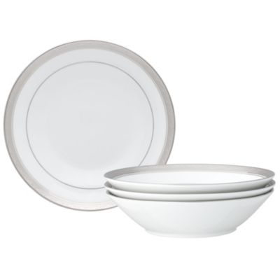 Noritake Crestwood Set Of 4 Soup Bowls, 7-1/2", 12 oz
