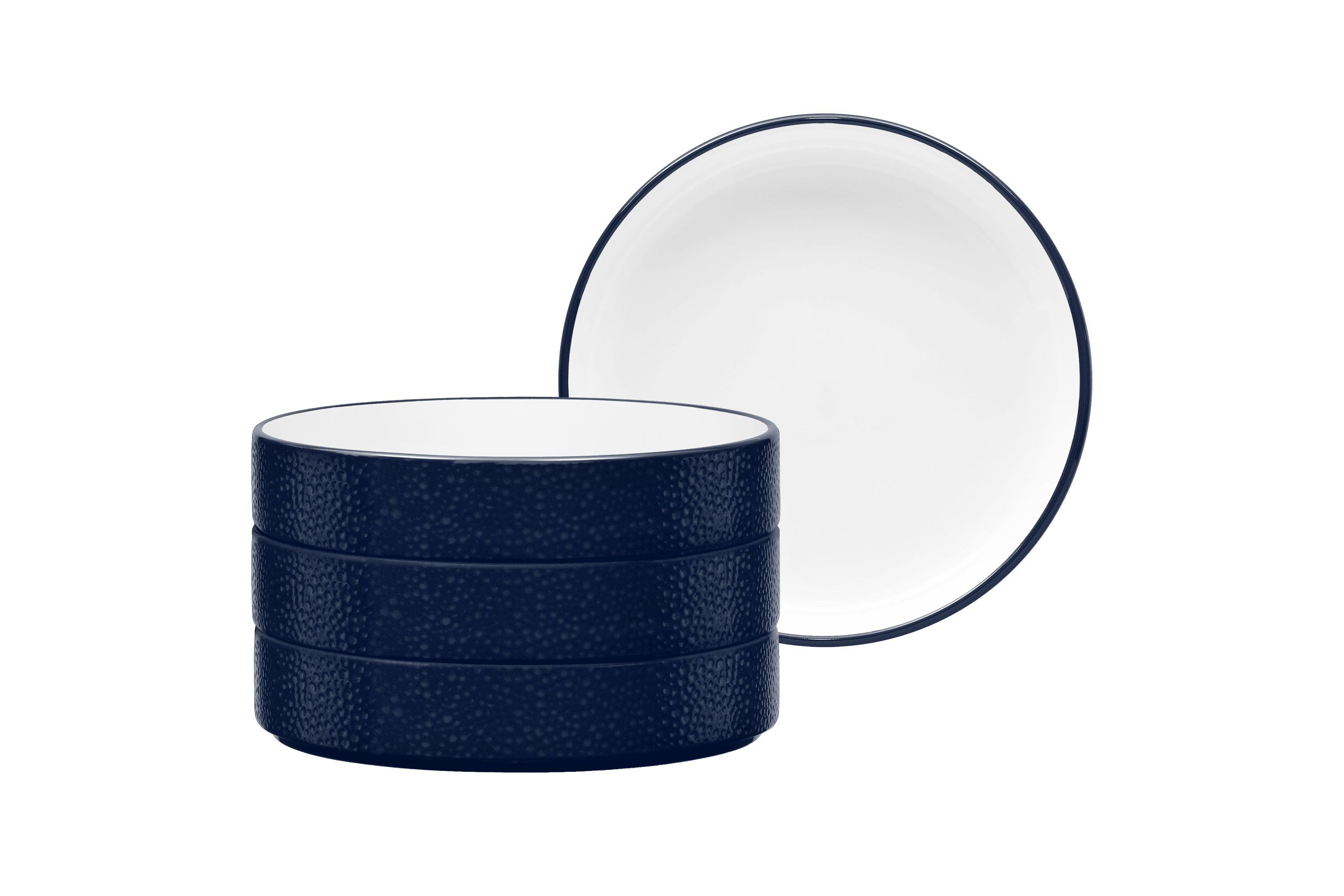 Colortex Stone Set Of 4 Stax Deep Plate, 7 1/2", 12 Oz.