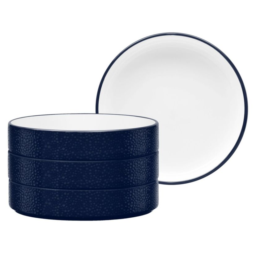 Colortex Stone Set Of 4 Stax Deep Plate, 7 1/2", 12 Oz.