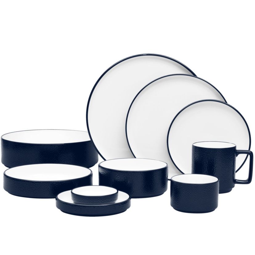 Colortex Stone Set Of 4 Stax Deep Plate, 7 1/2", 12 Oz.