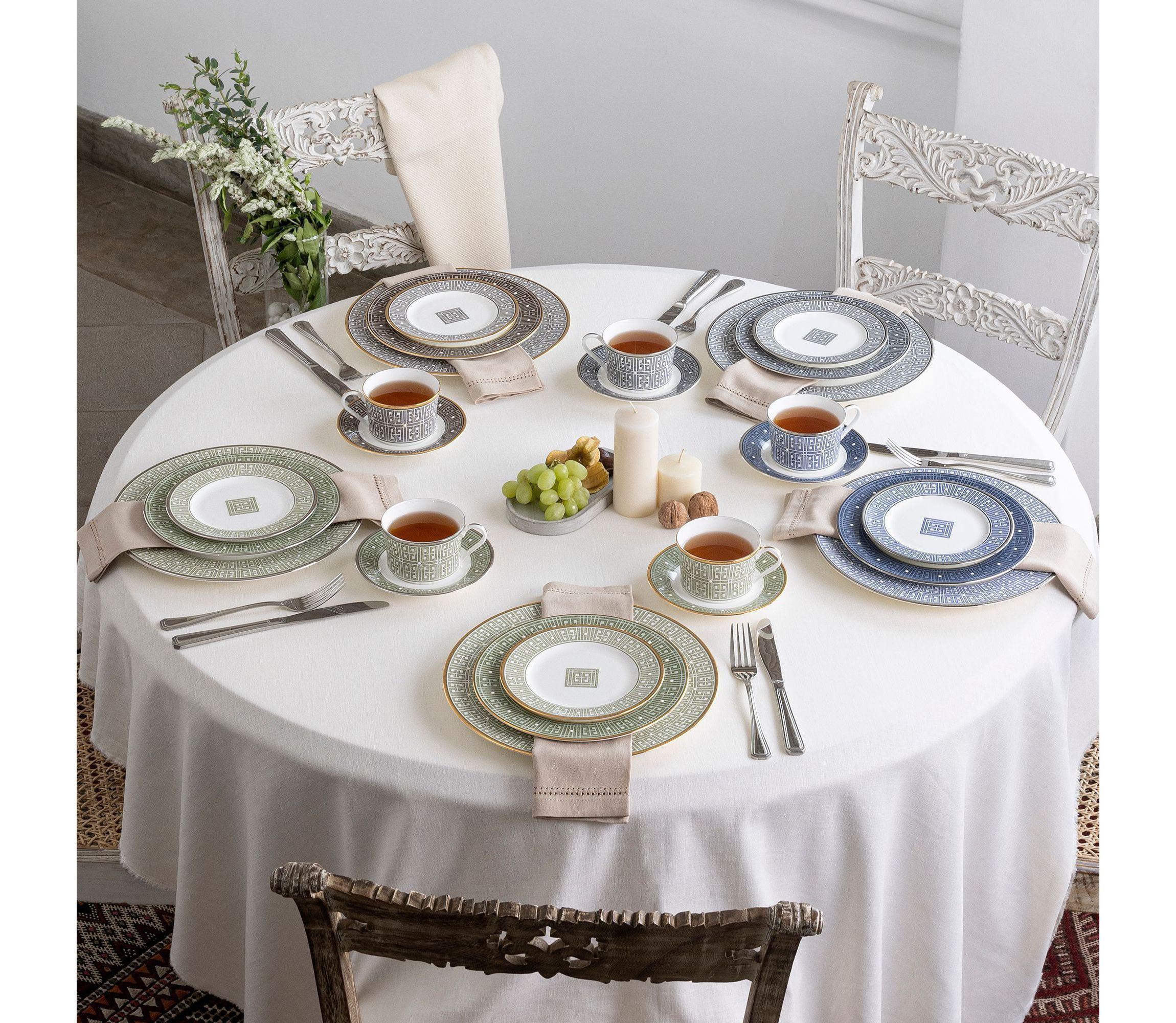 Infinity Set Of 4 Dinner Plates, 11"
