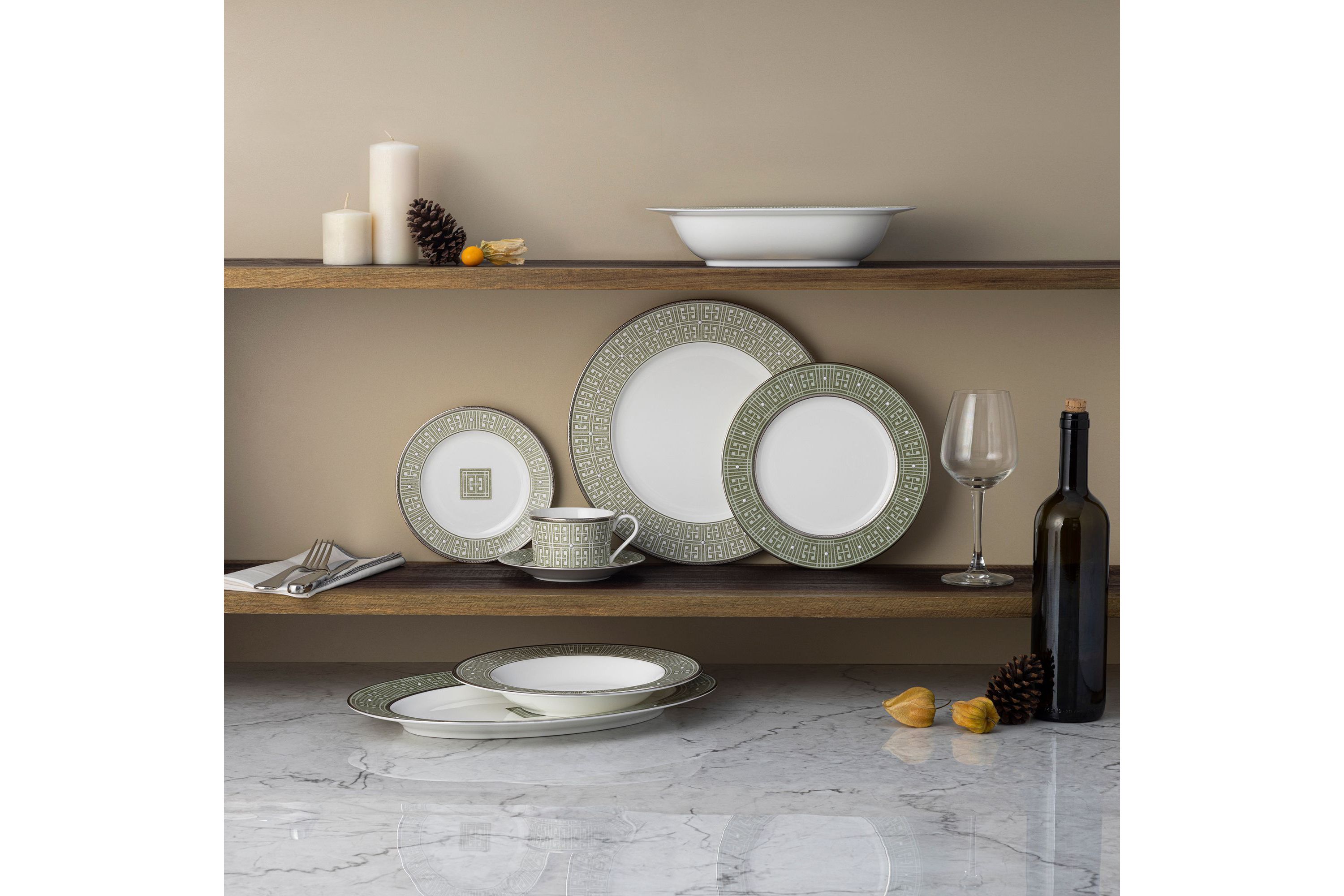 Infinity Set Of 4 Saucers, 6"