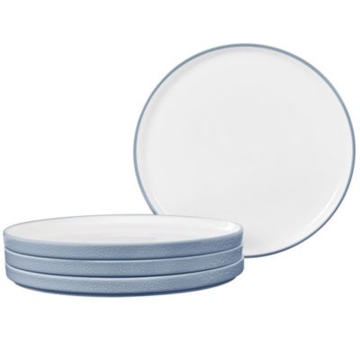 Noritake Colortex Stone Set Of 4 Stax Salad Plates, 7-1/2"