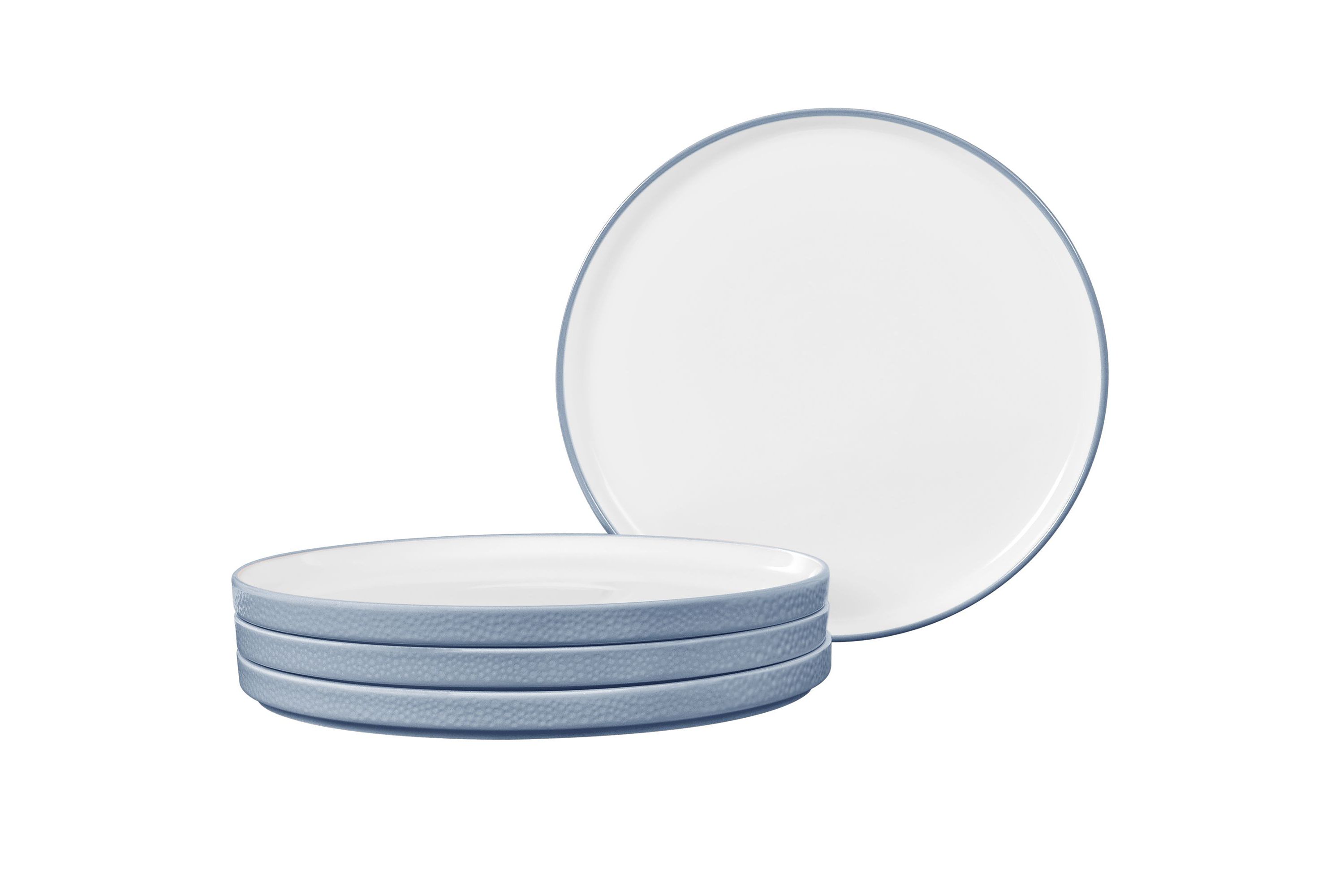 Colortex Stone Set Of 4 Stax Salad Plates, 7-1/2"