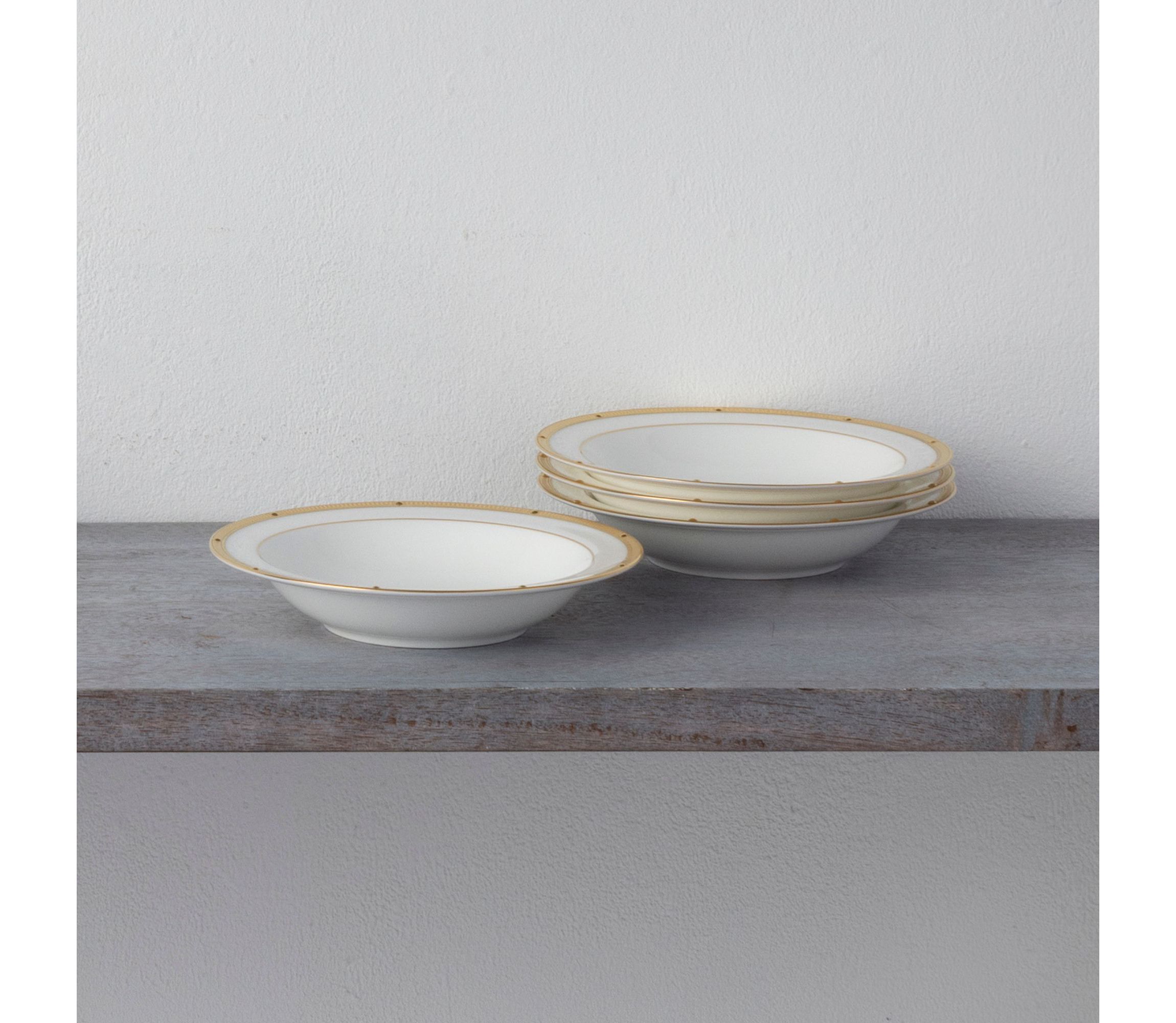 Rochelle Gold Set Of 4 Fruit Bowls, 6", 5 oz.