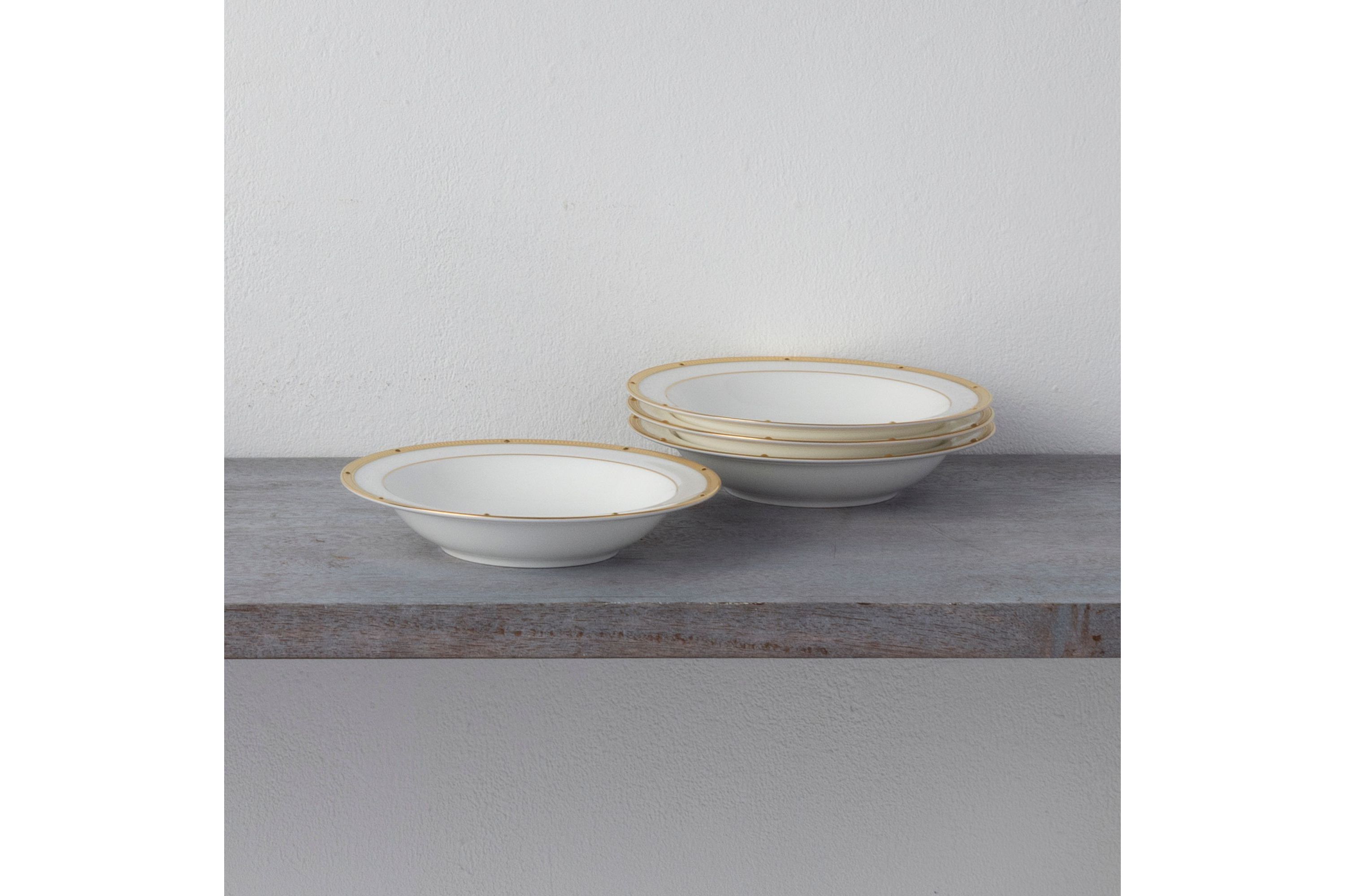 Rochelle Gold Set Of 4 Fruit Bowls, 6", 5 oz.