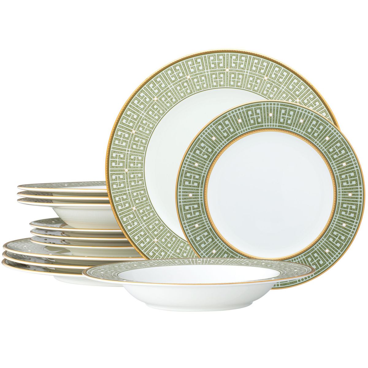 Infinity 12-Piece Dinnerware Set, Service for 4