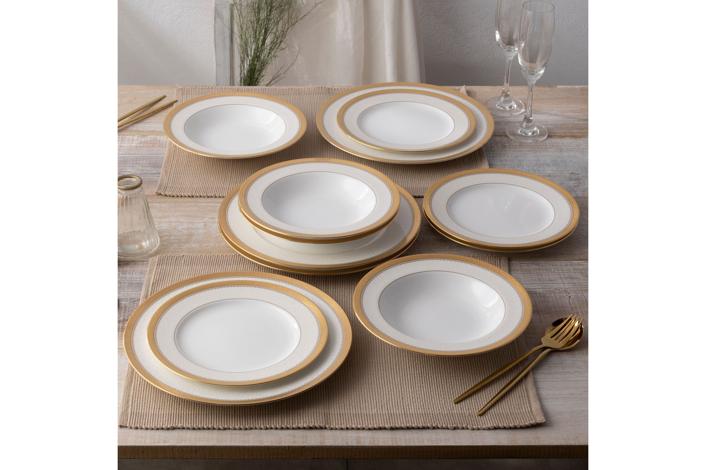 Odessa Set Of 4 Soup Bowls, 8-1/2", 12 Oz.