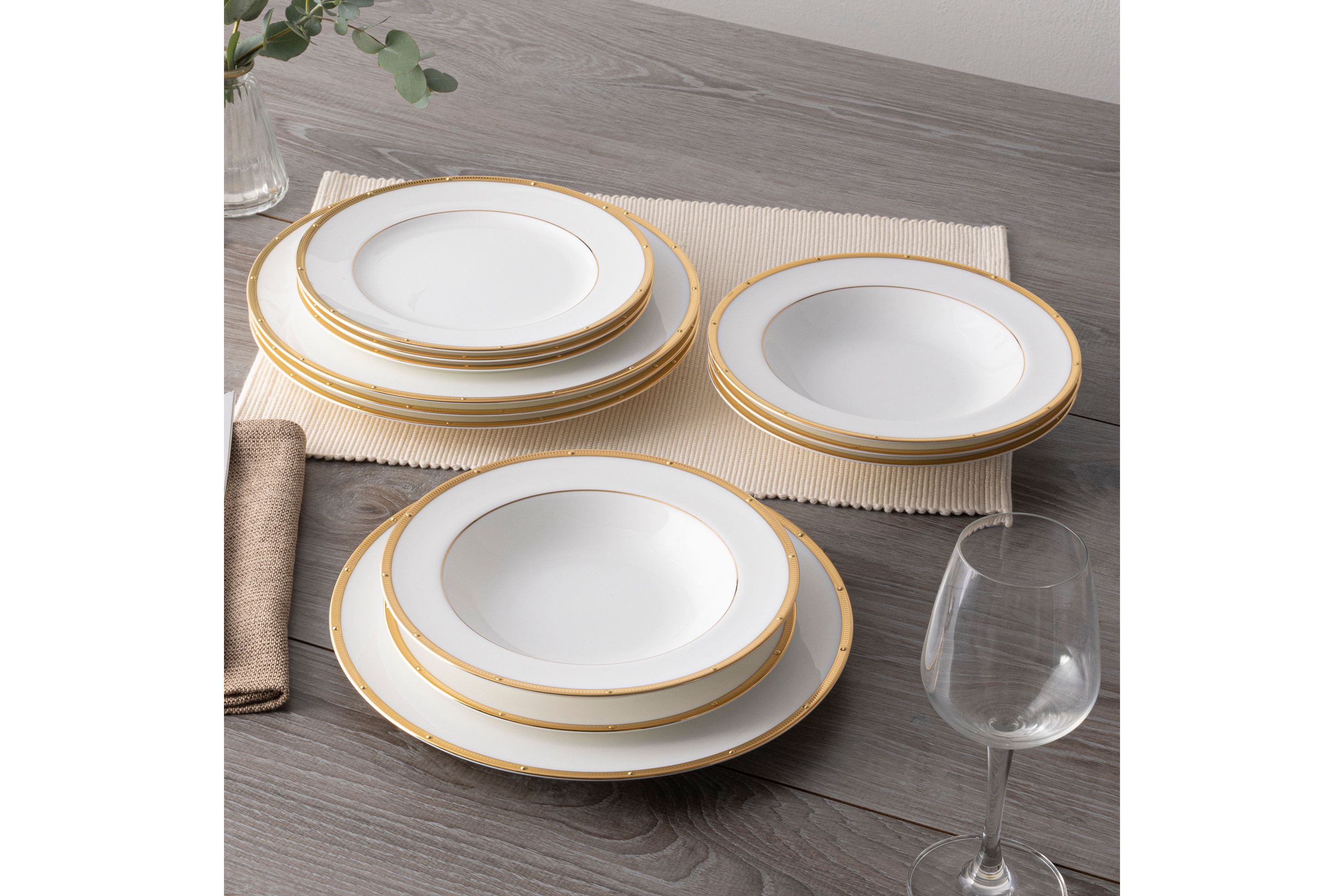 Rochelle Gold 12-Piece Set
