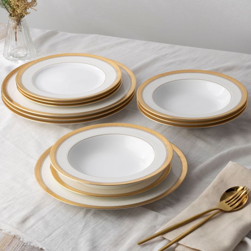 Odessa 12-Piece Dinnerware Set, Service for 4