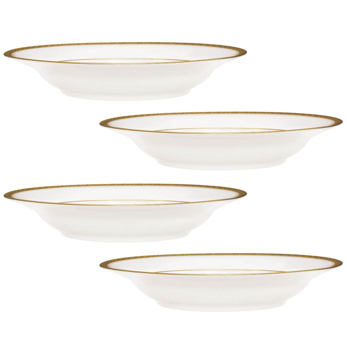 Charlotta Set Of 4 Rim Soup Bowls, 9", 27 oz.