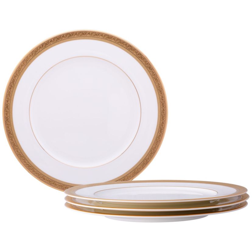 Summit Gold Set Of 4 Dinner Plates, 10-3/4"