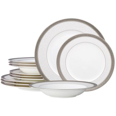 Noritake Odessa 12-Piece Dinnerware Set, Service for 4