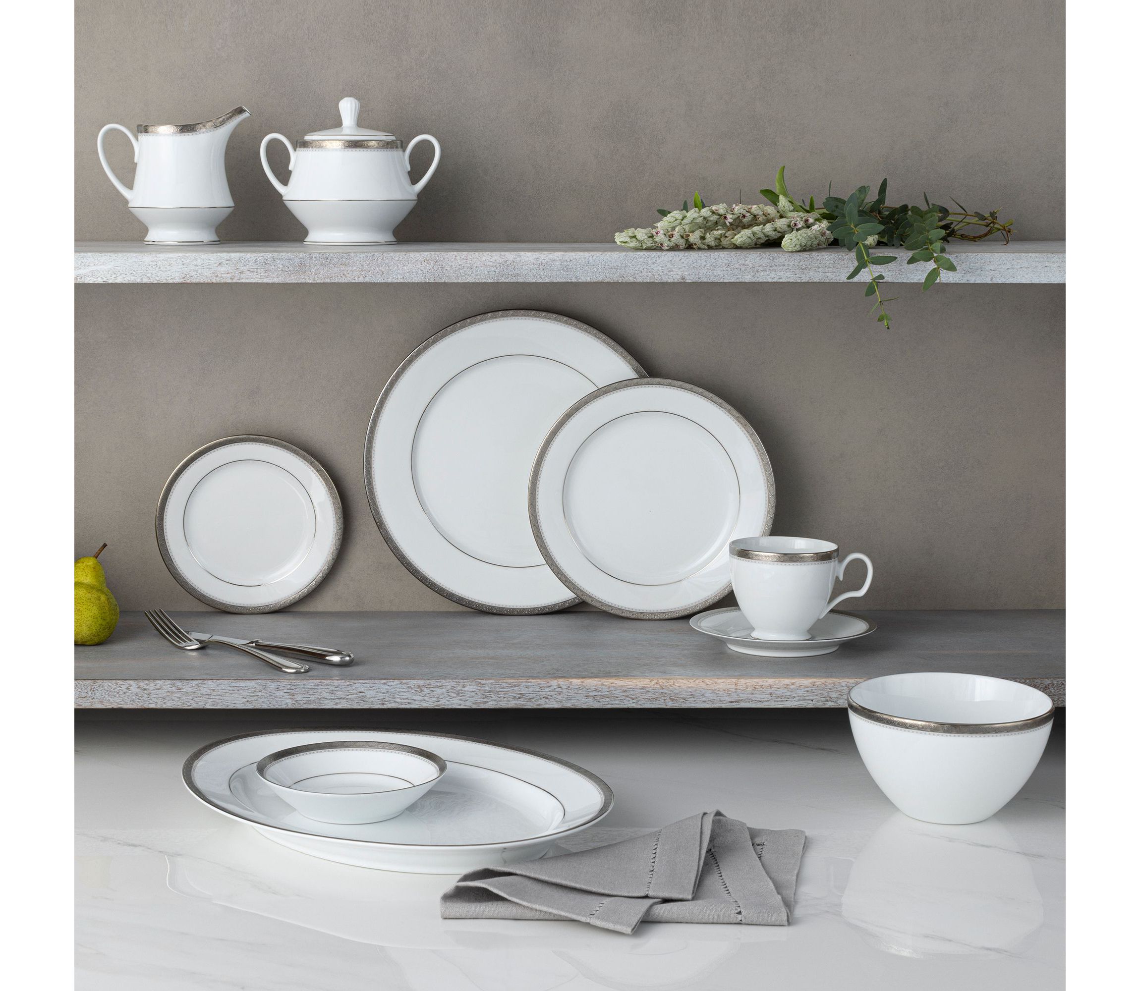 Charlotta Set Of 4 Pasta Bowls, 11", 24 oz.