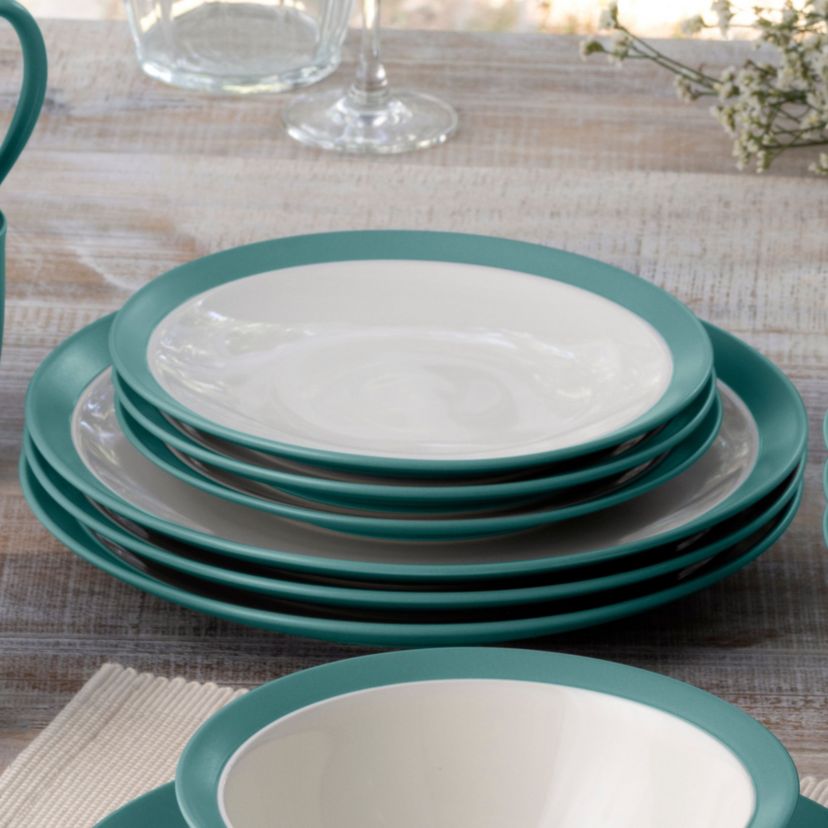 Colorwave Set Of 4 Curve Dinner Plate 11"