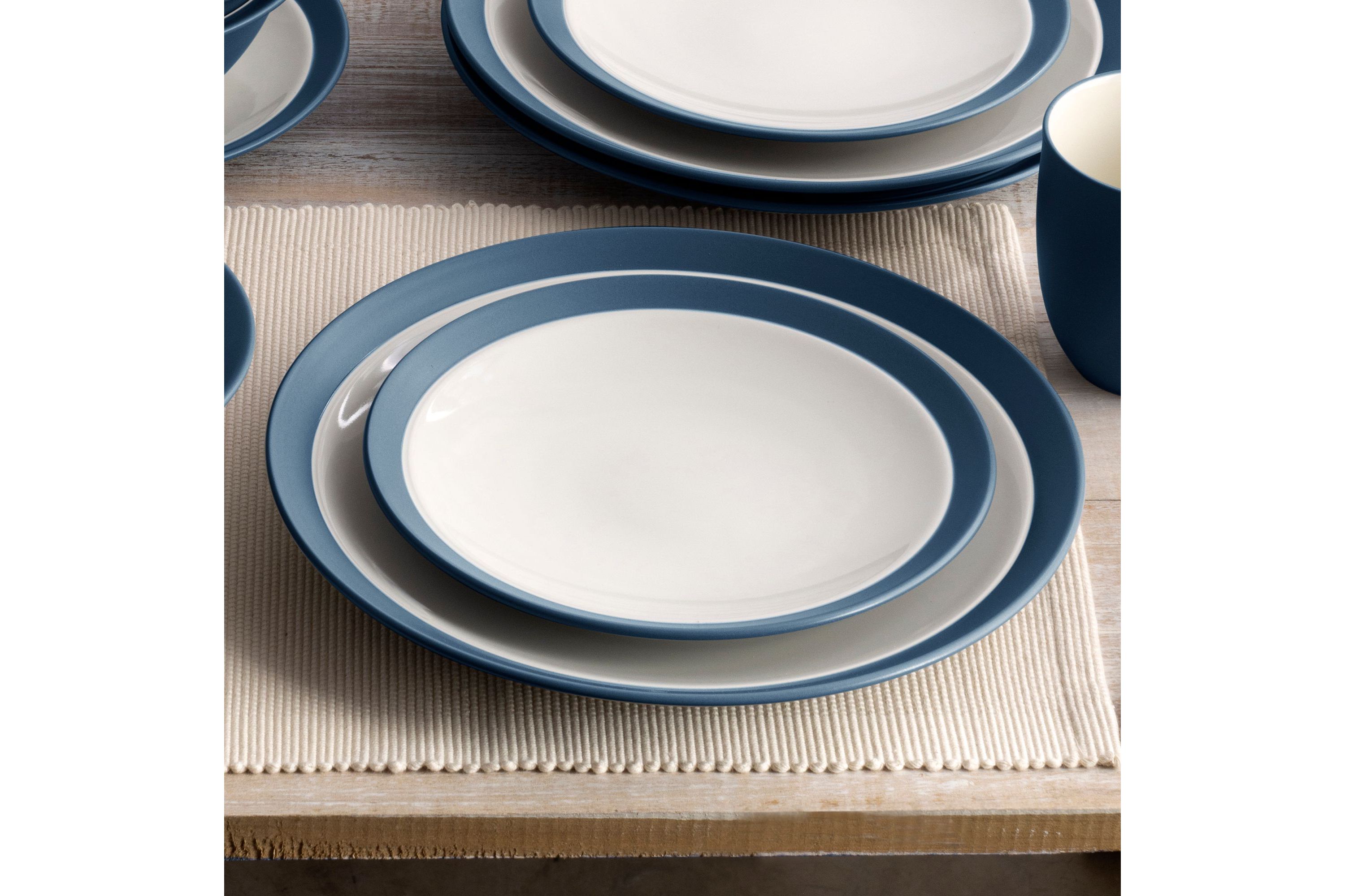 Colorwave Set Of 4 Curve Dinner Plate 11"