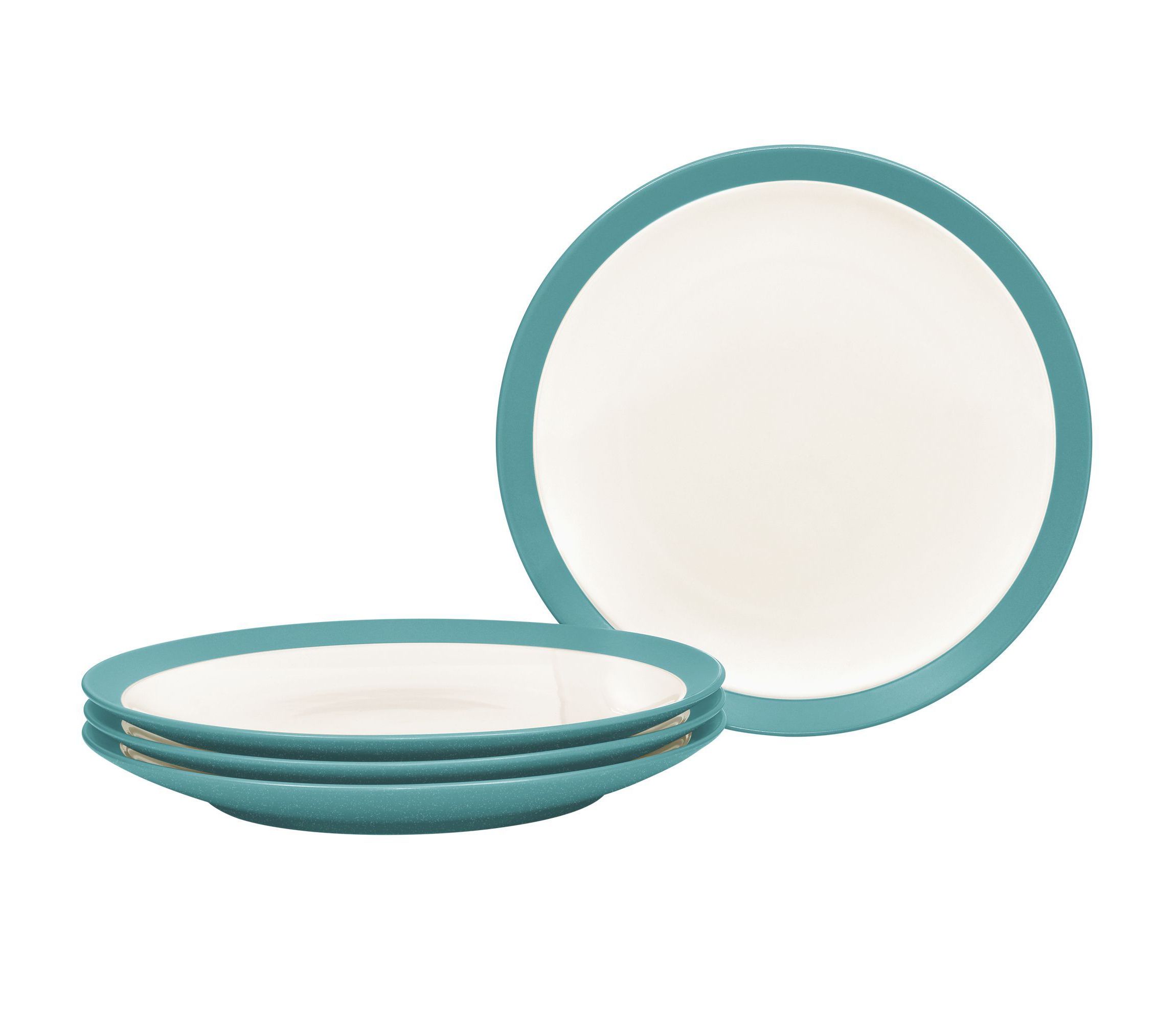 Colorwave Set Of 4 Curve Salad Plates, 8-1/2"