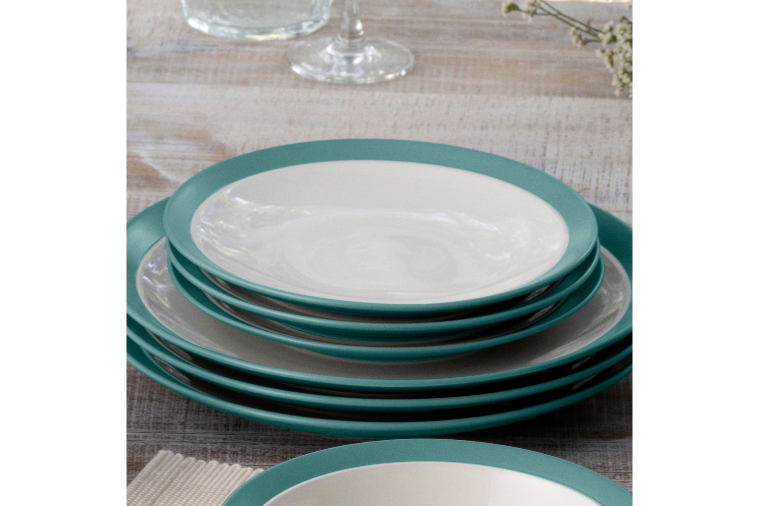 Colorwave Set Of 4 Curve Salad Plates, 8-1/2"