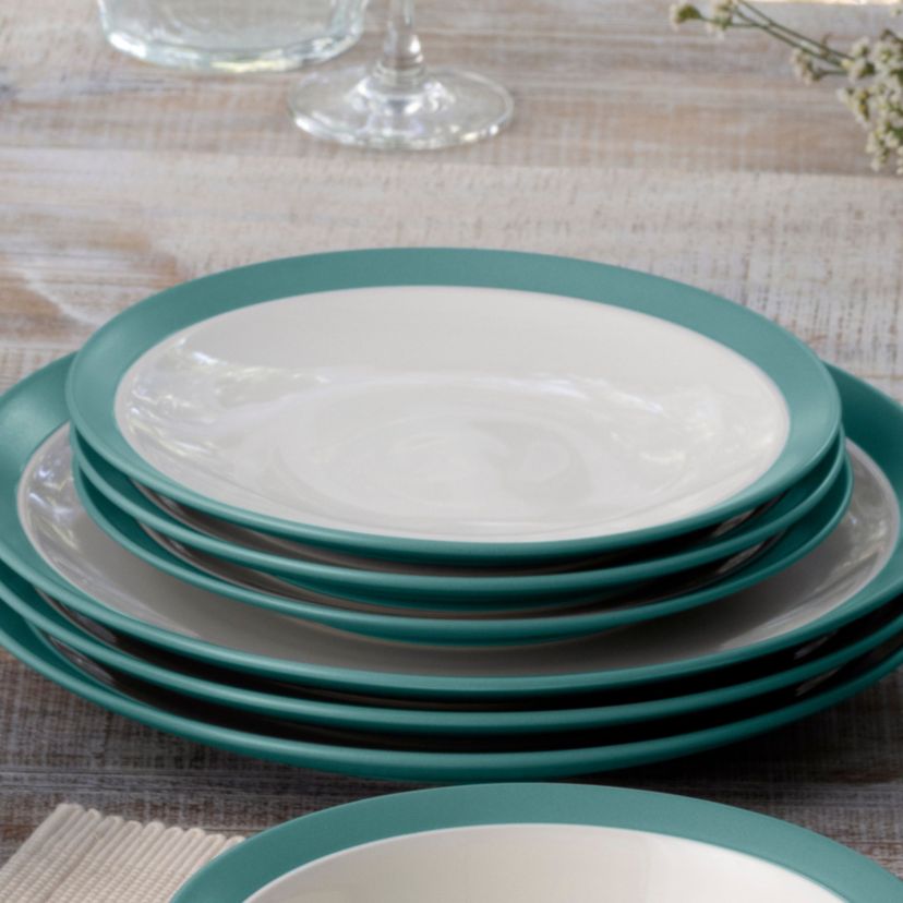 Colorwave Set Of 4 Curve Salad Plates, 8-1/2"