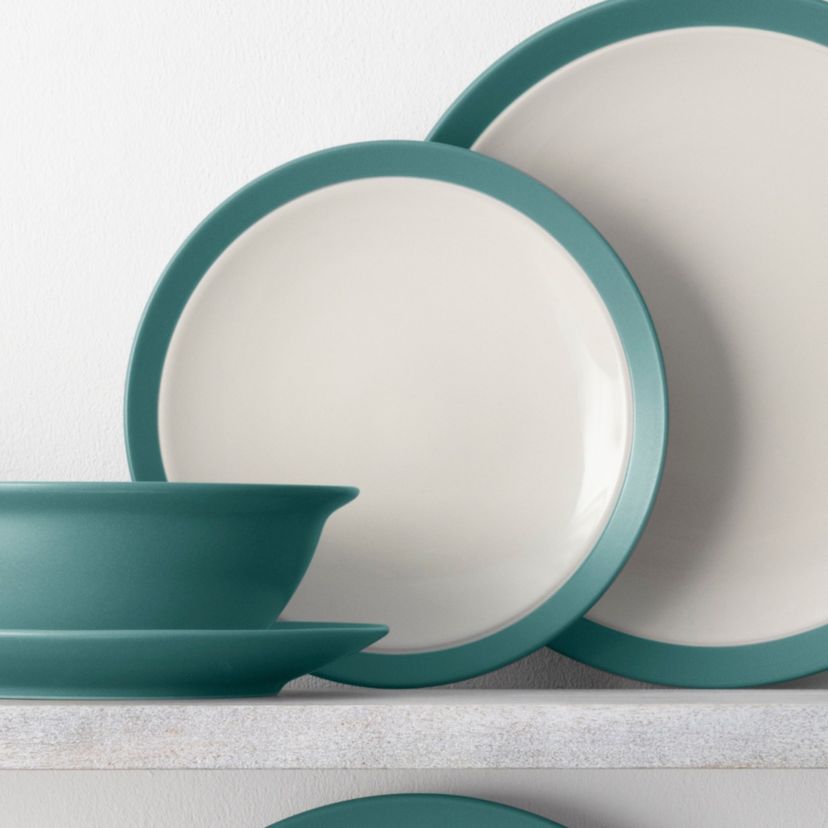 Colorwave Set Of 4 Curve Salad Plates, 8-1/2"