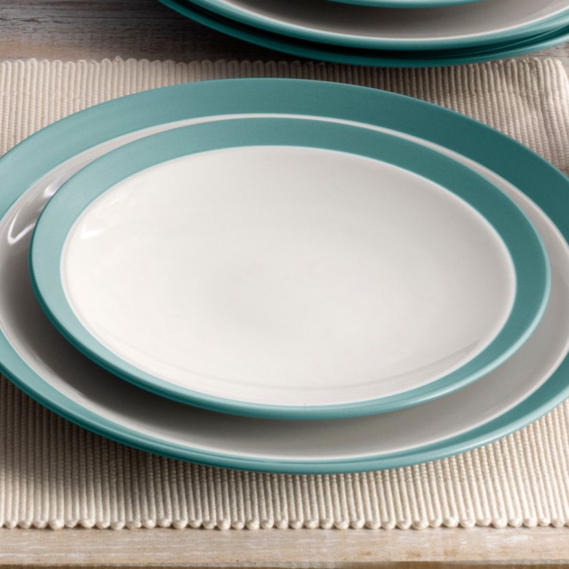 Colorwave Set Of 4 Curve Salad Plates, 8-1/2"