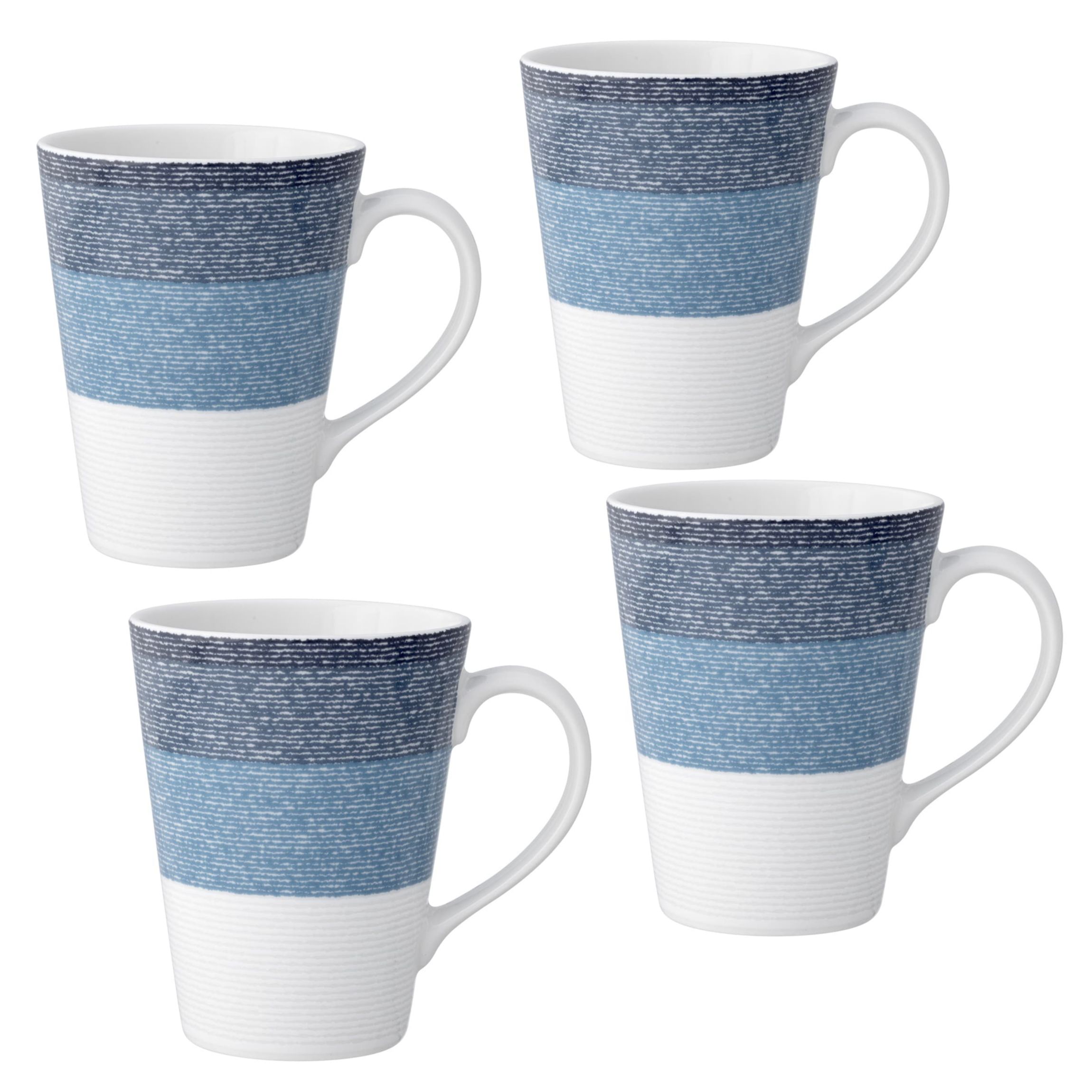 Colorscapes Layers Set Of 4 Mugs, 12 oz.