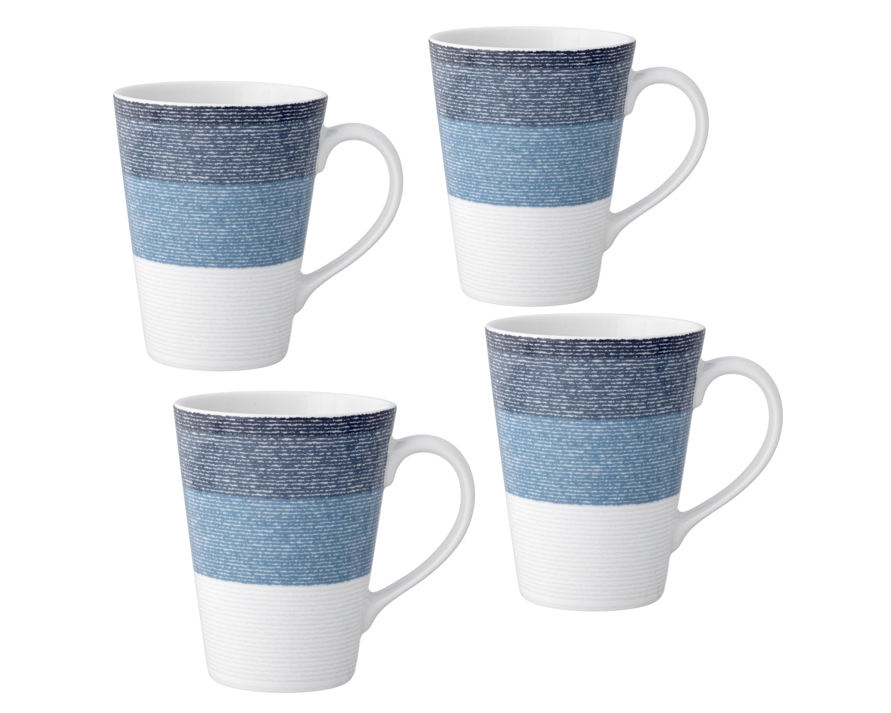Colorscapes Layers Set Of 4 Mugs, 12 oz.