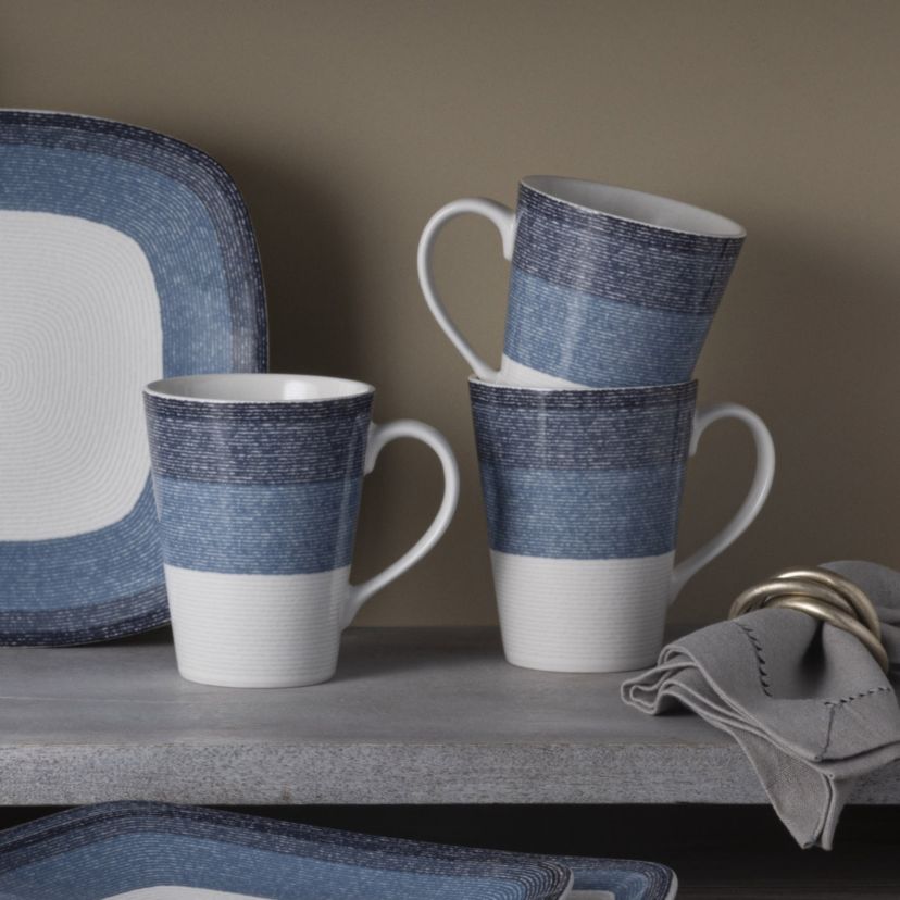 Colorscapes Layers Set Of 4 Mugs, 12 oz.