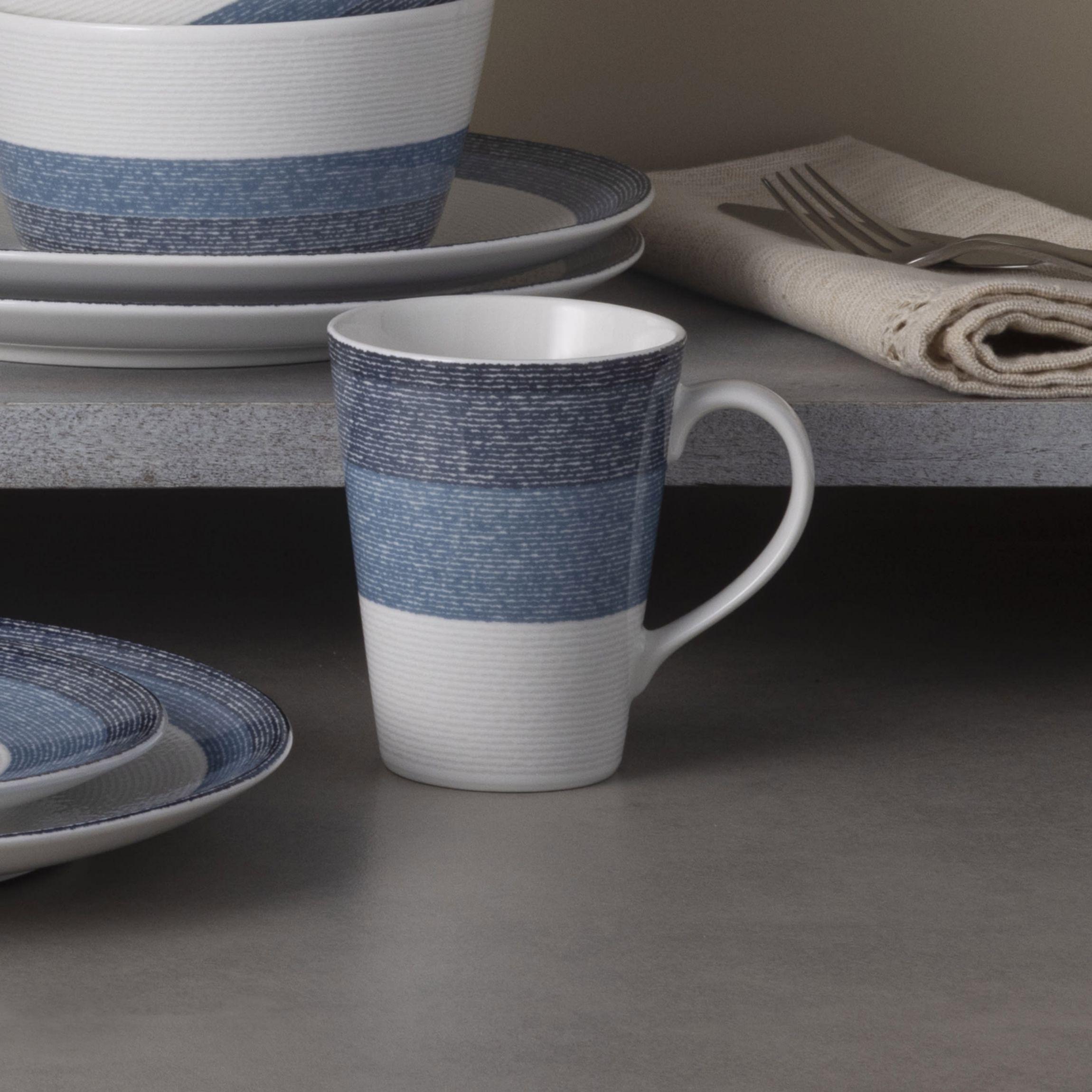Colorscapes Layers Set Of 4 Mugs, 12 oz.