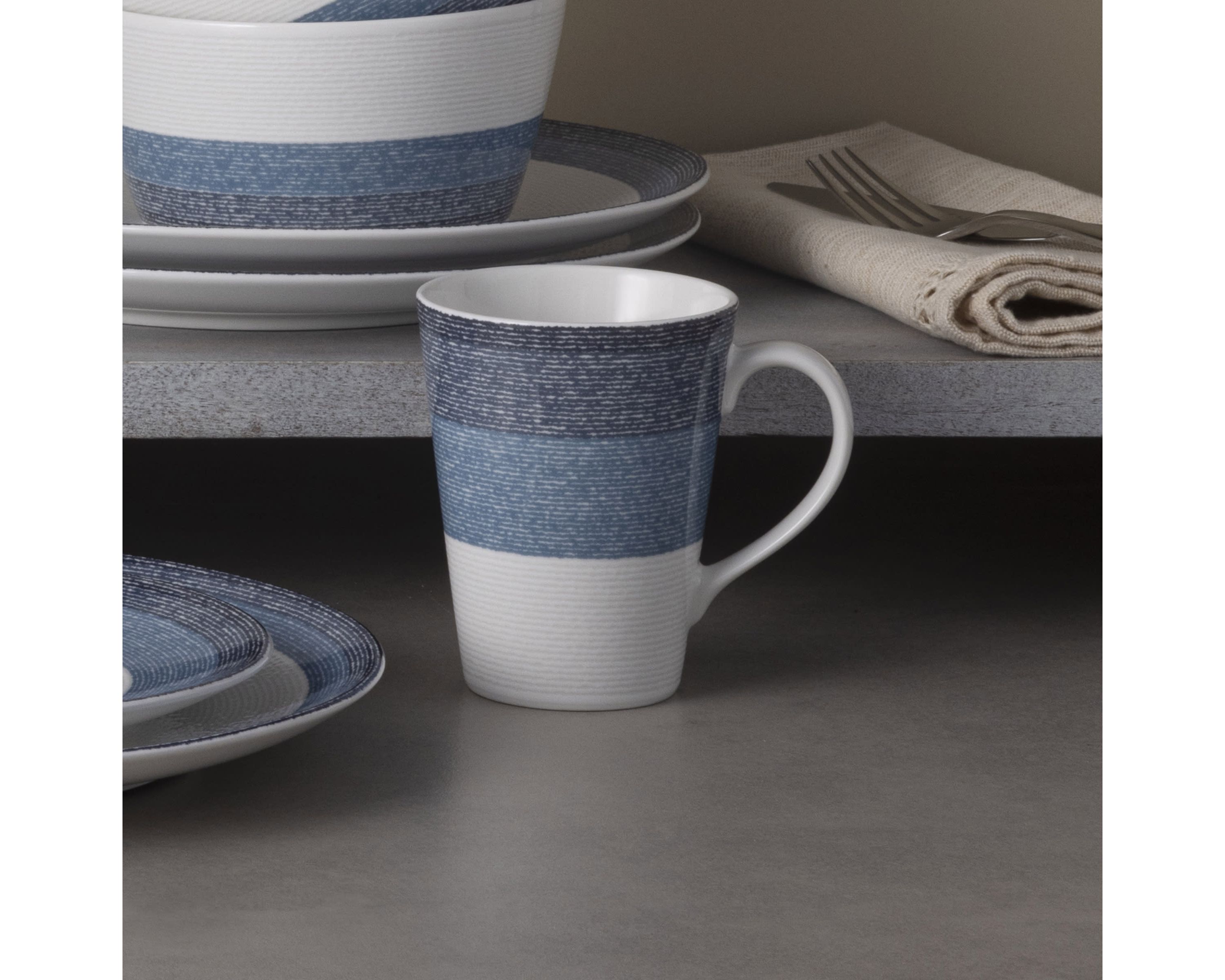 Colorscapes Layers Set Of 4 Mugs, 12 oz.