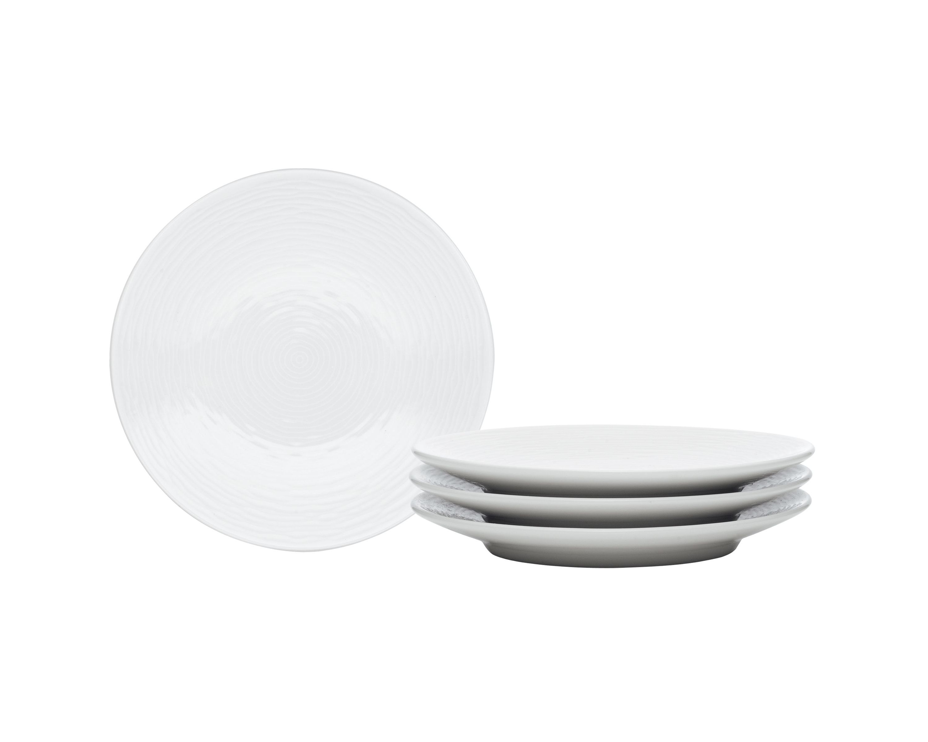 Colorscapes Set Of 4 Coupe Appetizer Plates, 6-1/2"