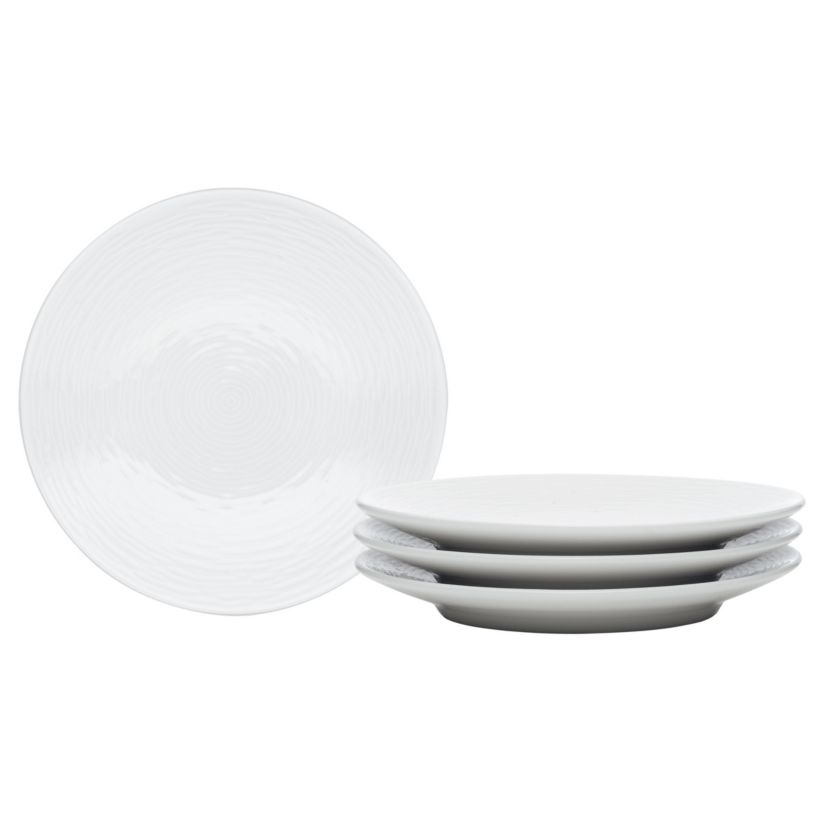 Colorscapes Set Of 4 Coupe Appetizer Plates, 6-1/2"