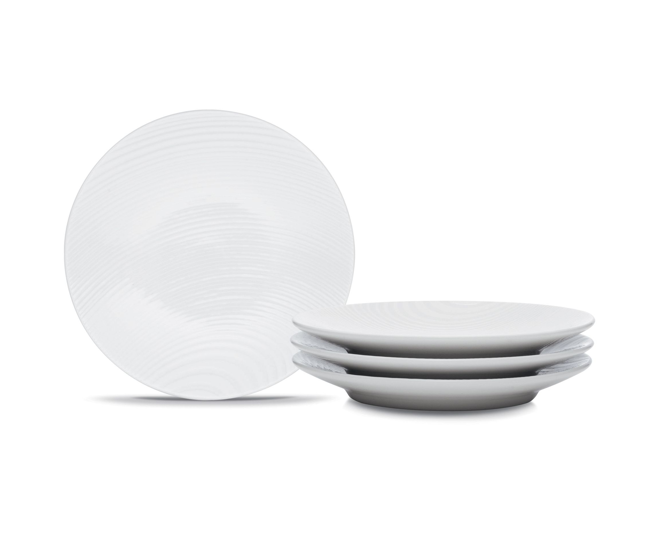 Colorscapes Set Of 4 Coupe Appetizer Plates, 6-1/2"
