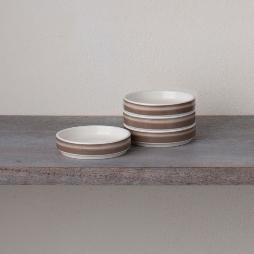 Colorstax Ombre Set Of 4 Stax Mini Plates, 3-3/4"
