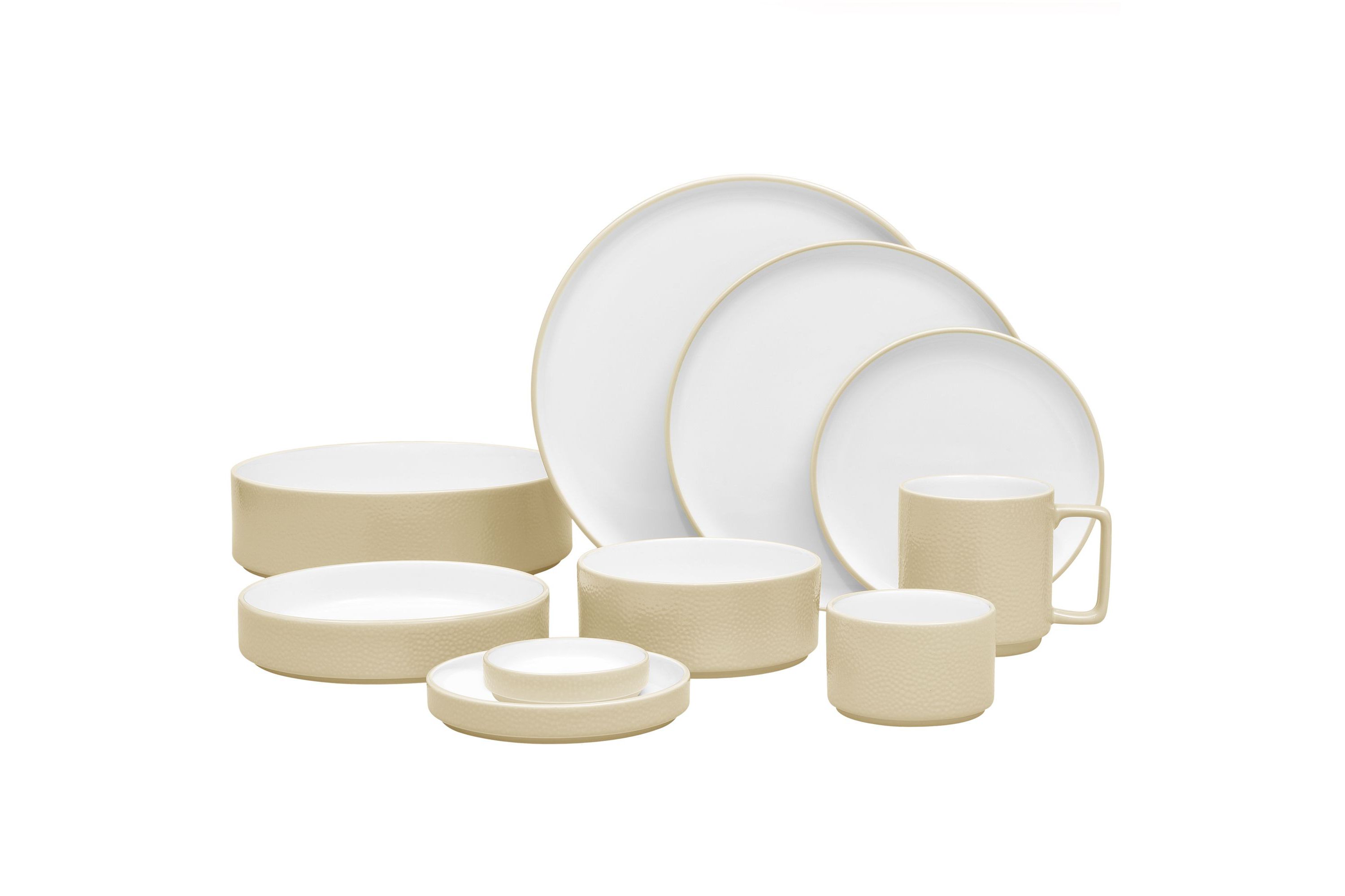 Colortex Stone Set Of 4 Stax Mini Bowls, 3-3/4", 9 Oz.