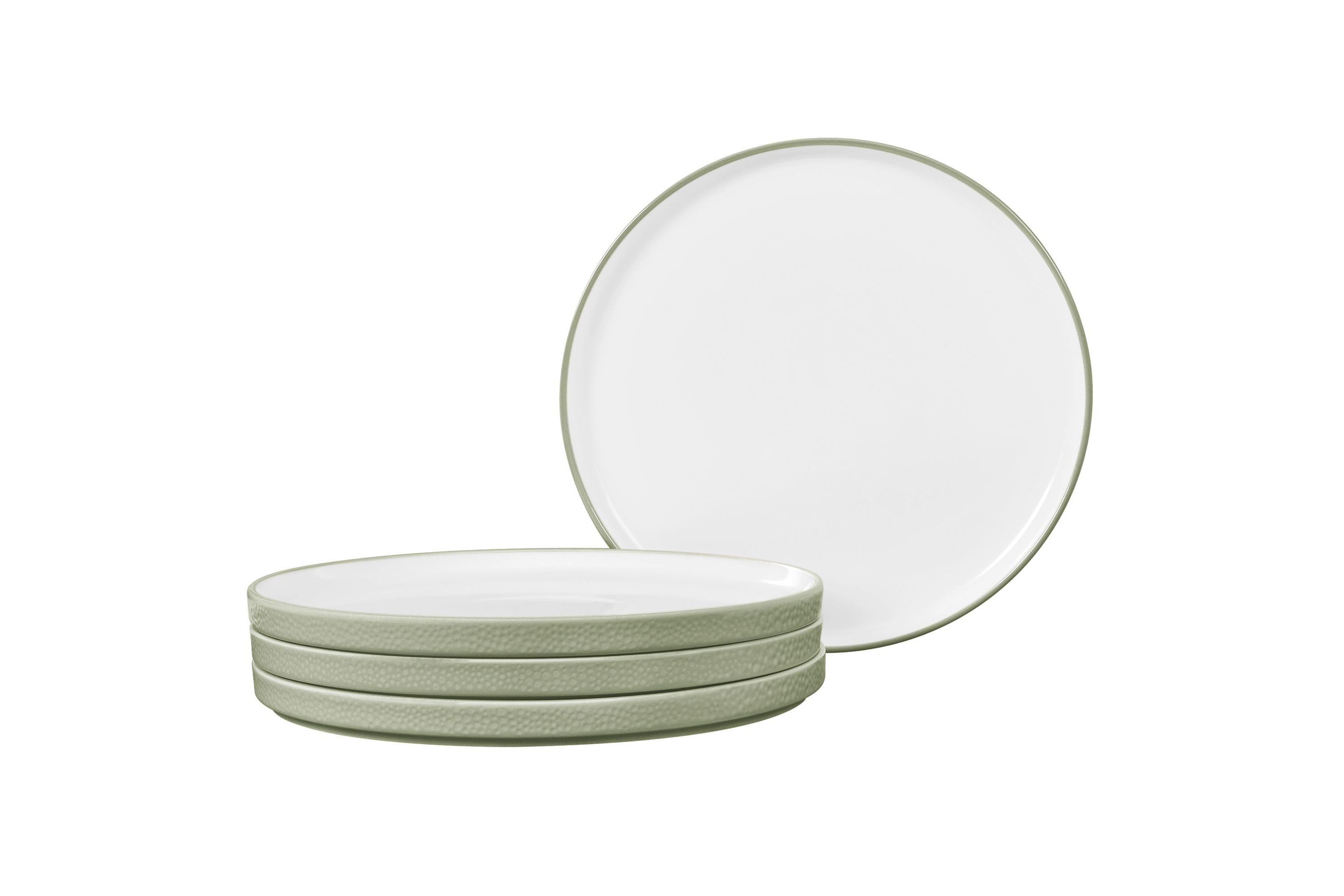 Colortex Stone Set Of 4 Stax Small Plates, 6"