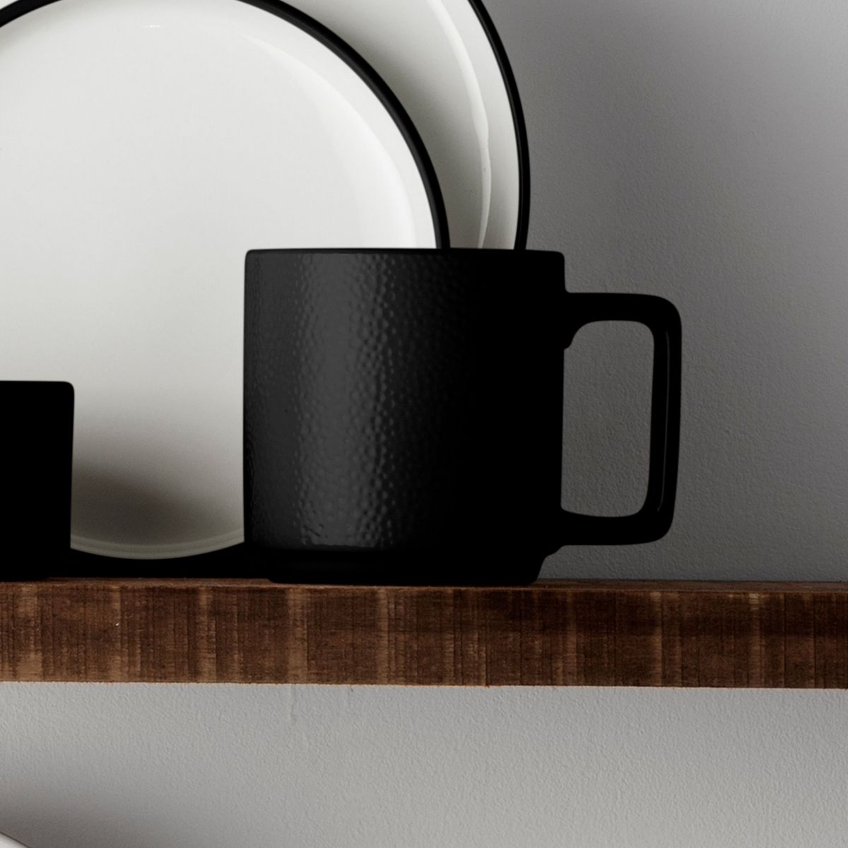 Colortex Stone Set Of 4 Stax Mugs, 16 oz.
