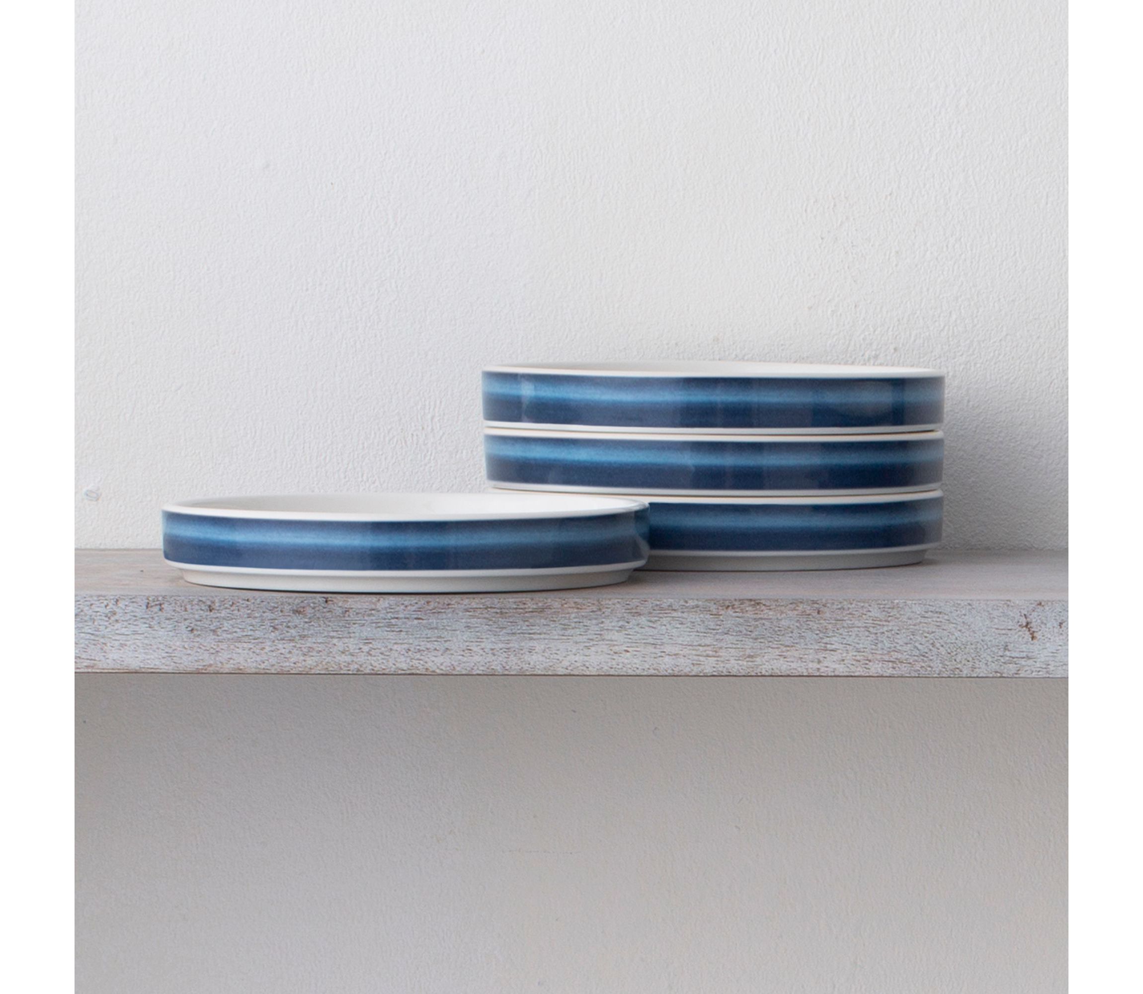 Colorstax Ombre Set Of 4 Stax Small Plates, 6"