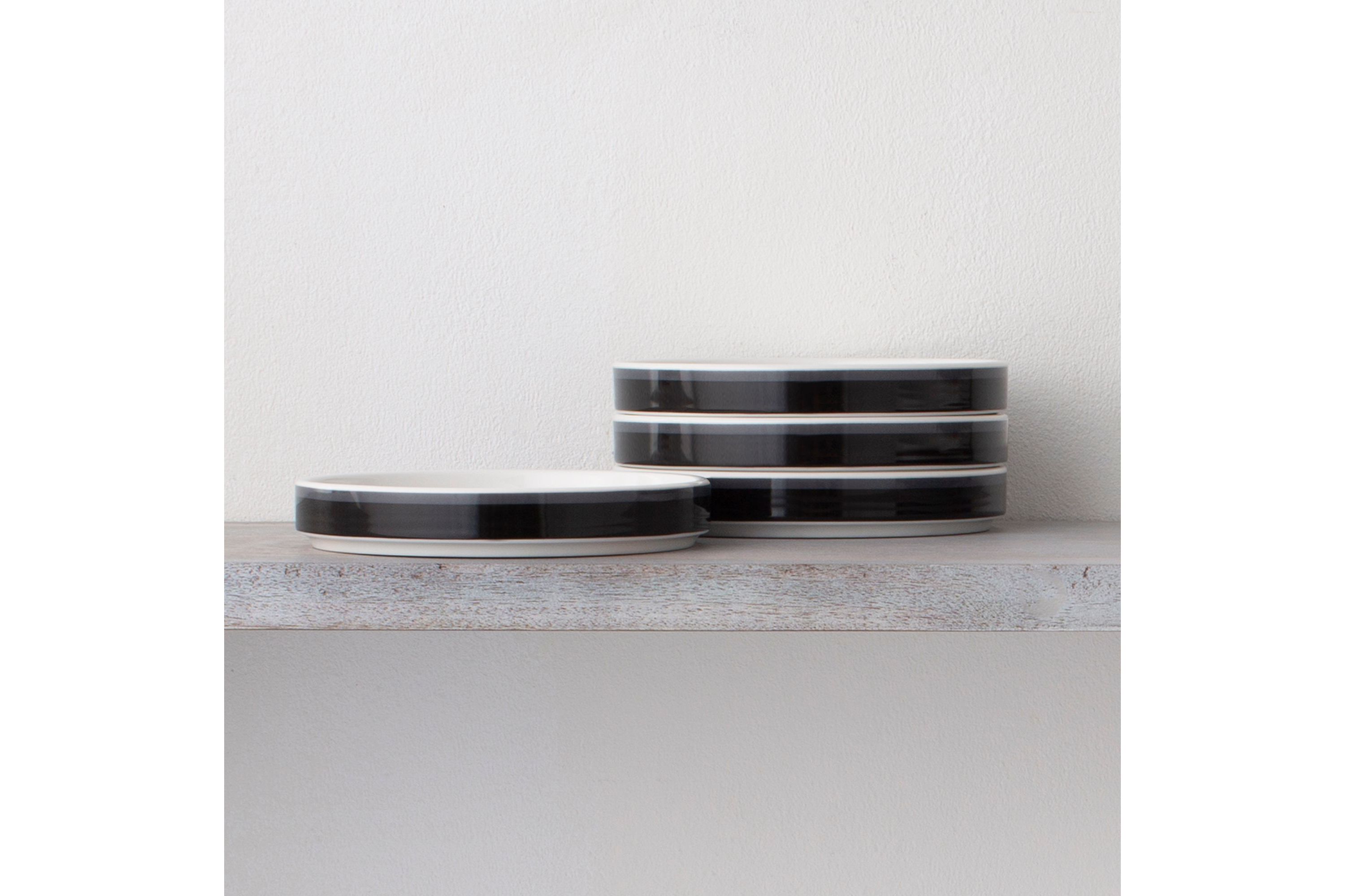 Colorstax Stripe Set Of 4 Stax Small Plates, 6"