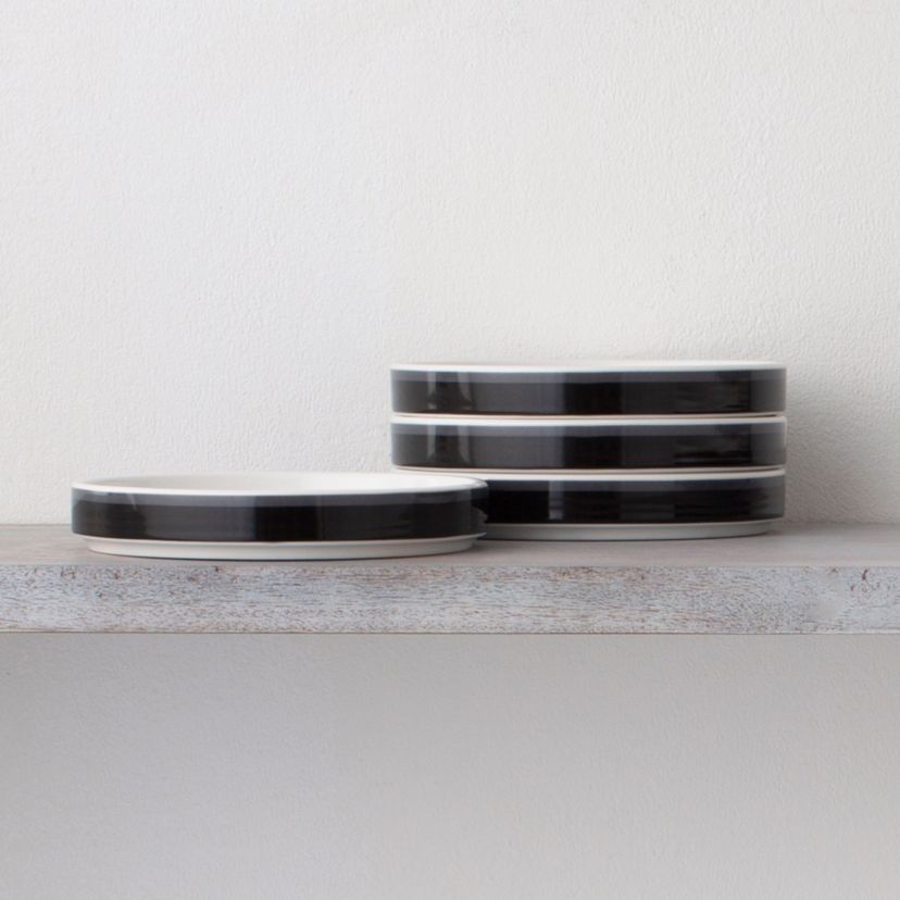 Colorstax Stripe Set Of 4 Stax Small Plates, 6"