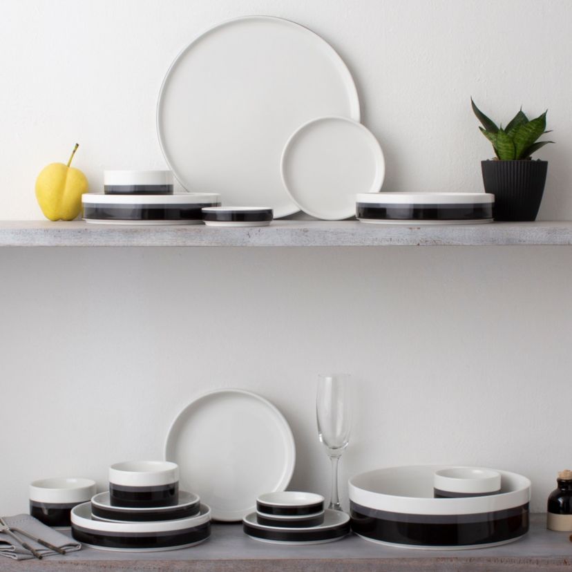 Colorstax Stripe Set Of 4 Stax Small Plates, 6"