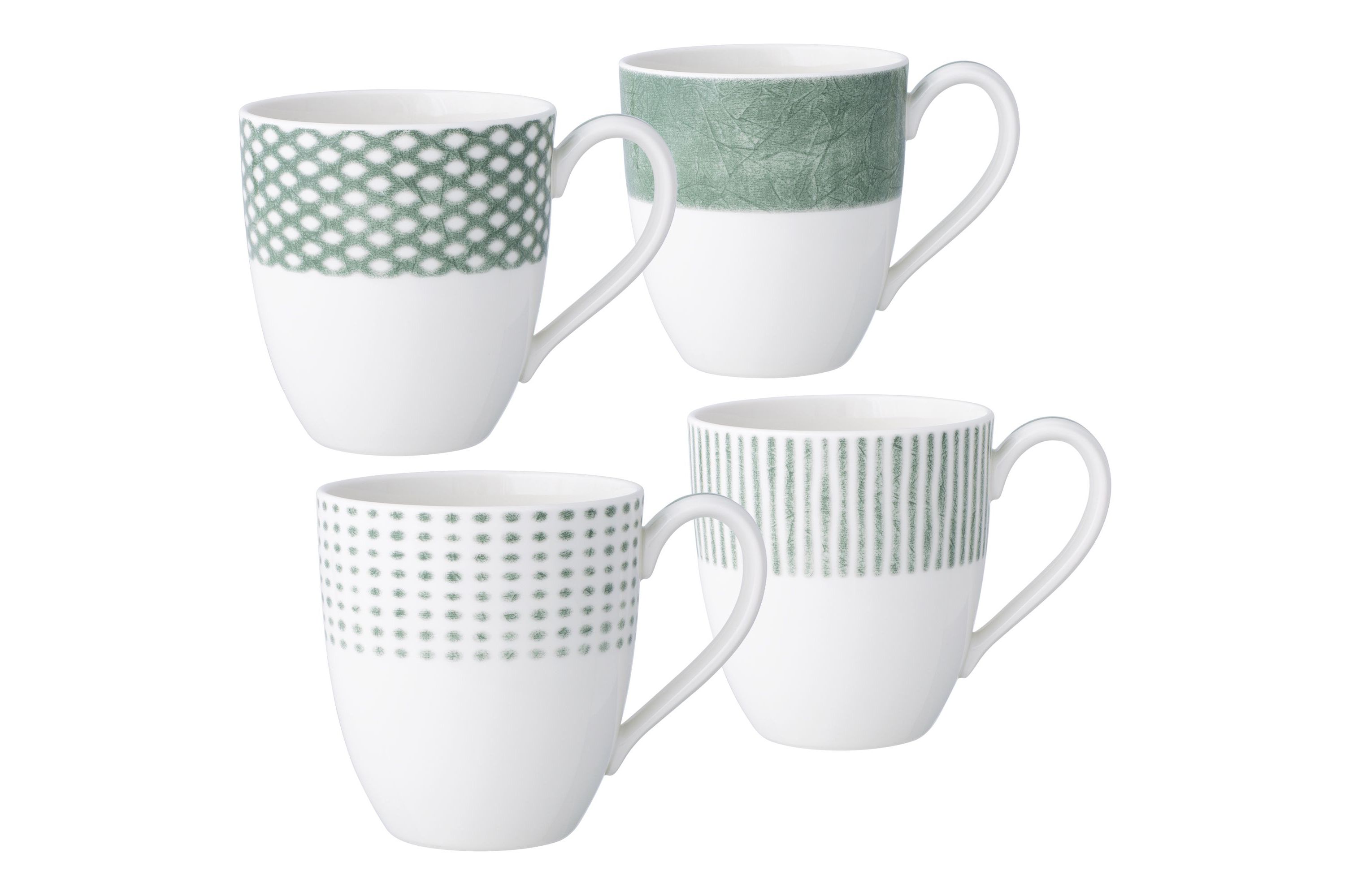 Hammock Set Of 4 Assorted Mugs, 15 oz.