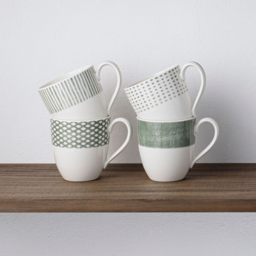 Hammock Set Of 4 Assorted Mugs, 15 oz.