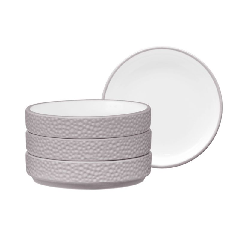 Colortex Stone Set Of 4 Stax Mini Plates, 3-3/4"