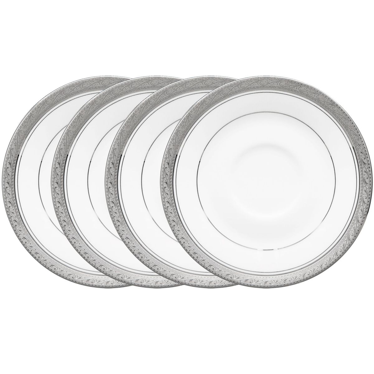 Crestwood Set Of 4 Saucers, 6"