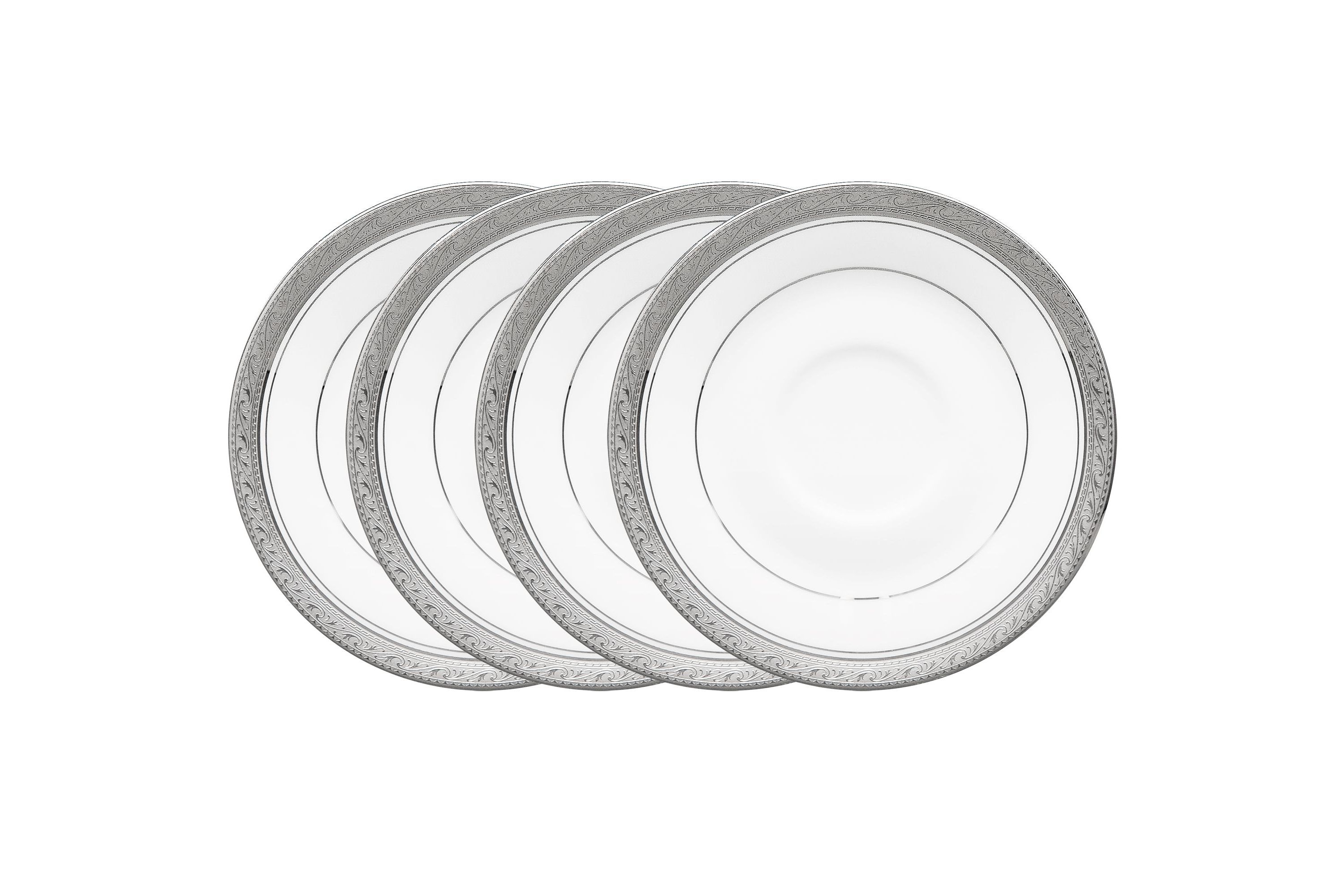 Crestwood Set Of 4 Saucers, 6"