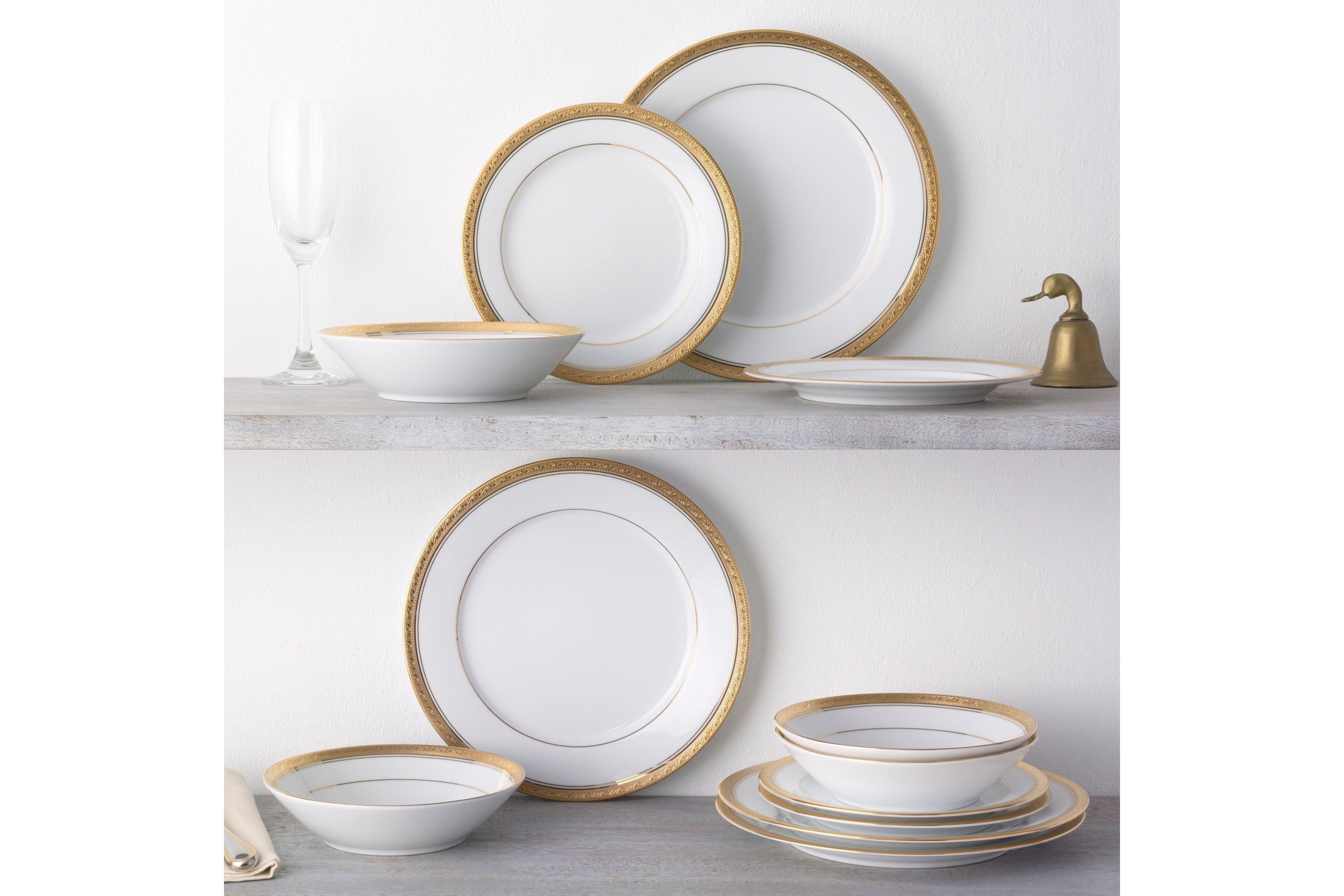 Crestwood Set Of 4 Salad Plates, 8-1/4"